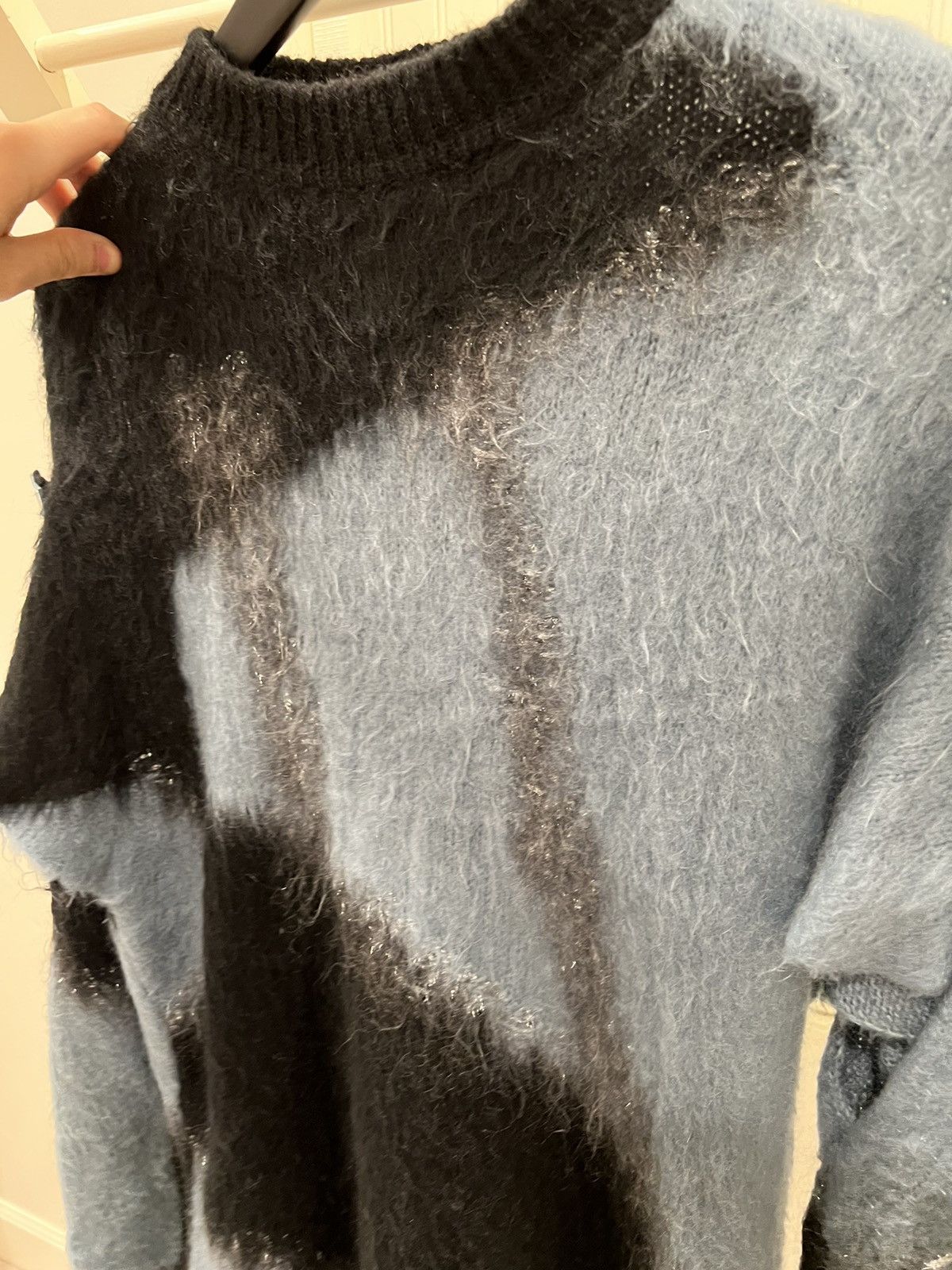 Off-White Off White Fuzzy Knitwear Sweater Size XS / US 0-2 / IT 36-38 - 3 Thumbnail
