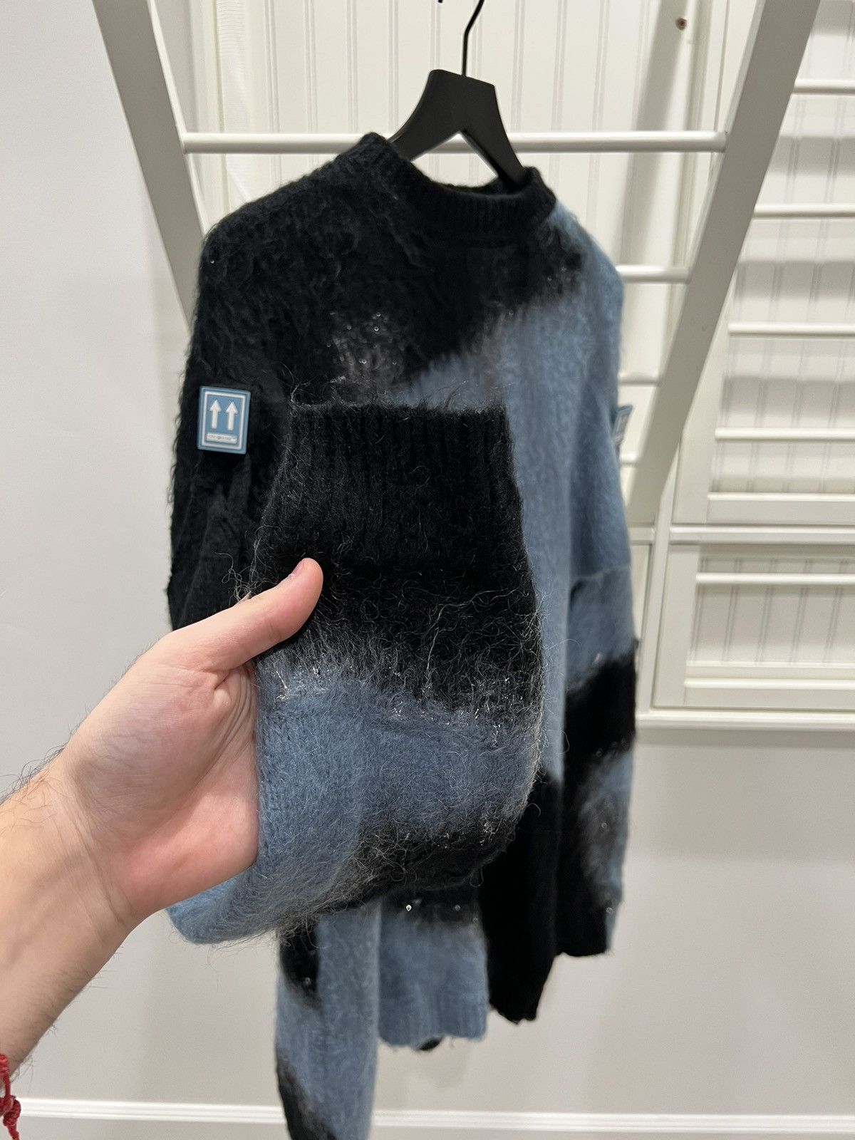 Off-White Off White Fuzzy Knitwear Sweater Size XS / US 0-2 / IT 36-38 - 6 Thumbnail