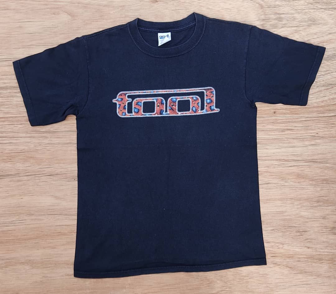 image of Band Tees x Vintage Tee A38 Tool Band in Black, Men's (Size Small)