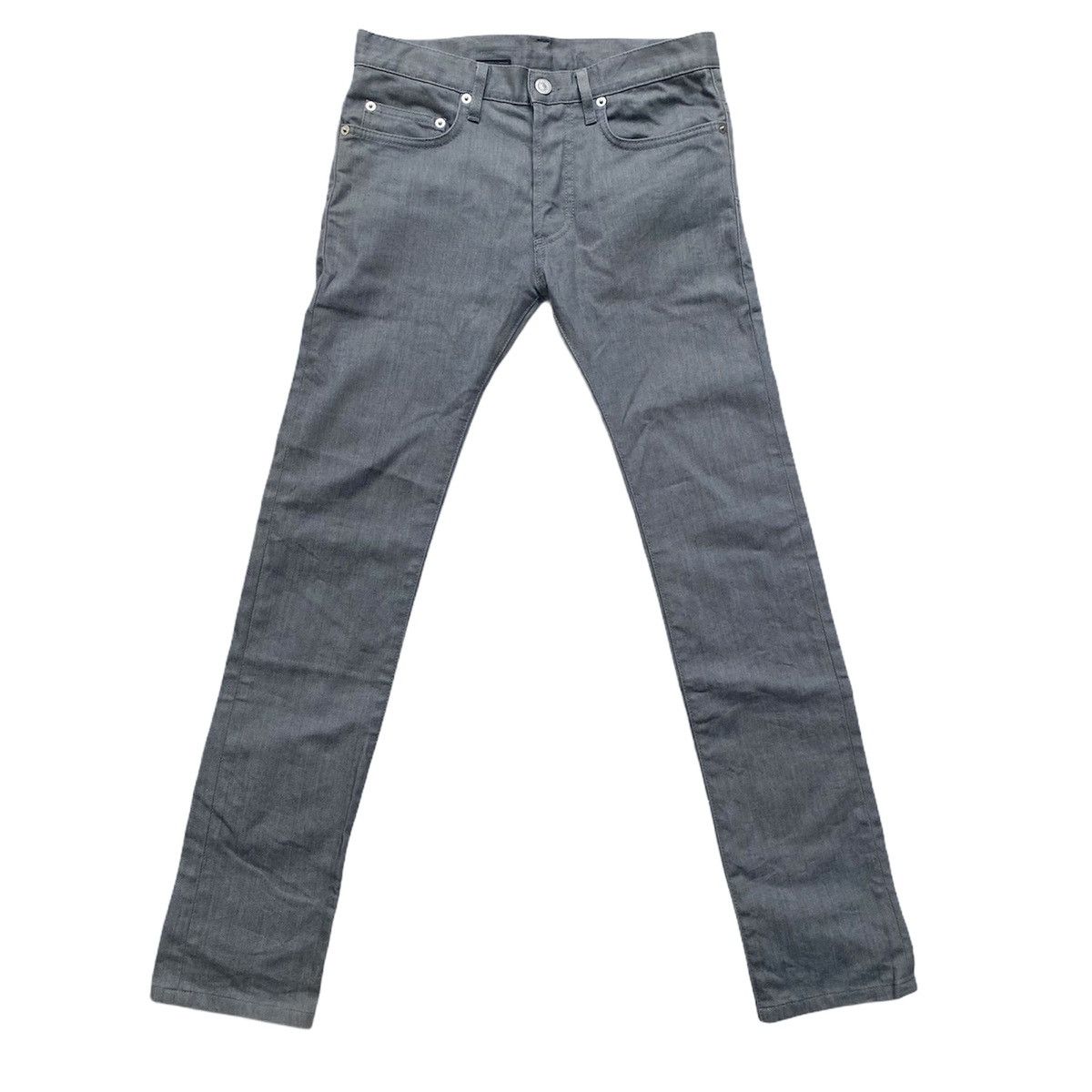 image of Aw08 Dior Homme Grey Stretch Denim, Men's (Size 28)