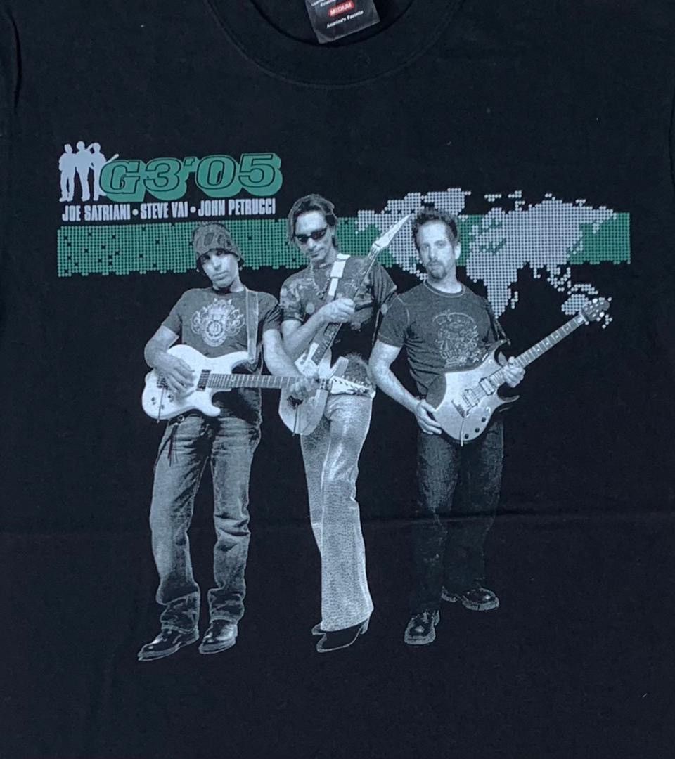Band Tees × Vintage vintage tee band B14 Joe Satriani Steeve Vai John Petrucci Size US M / EU 48-50 / 2 - 2 Thumbnail