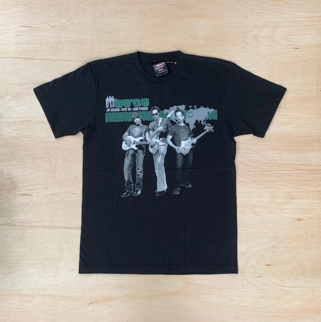 Band Tees × Vintage vintage tee band B14 Joe Satriani Steeve Vai John Petrucci Size US M / EU 48-50 / 2 - 1 Thumbnail