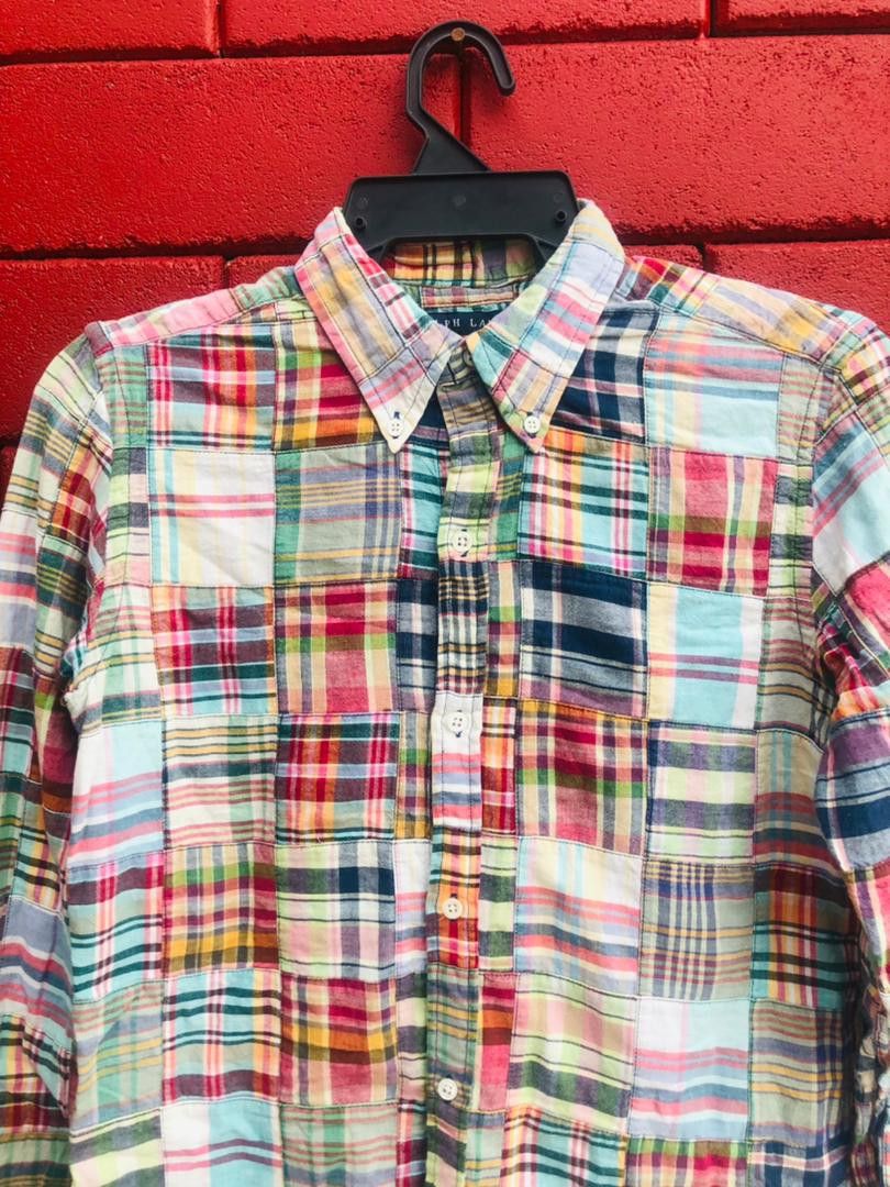 Japanese Brand × Ralph Lauren × Vintage Vintage Ralph Lauren Patchwork Designer Fashion Style Shirt Size US S / EU 44-46 / 1 - 3 Thumbnail