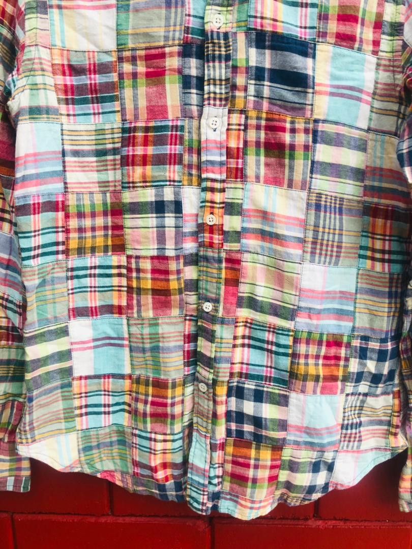 Japanese Brand × Ralph Lauren × Vintage Vintage Ralph Lauren Patchwork Designer Fashion Style Shirt Size US S / EU 44-46 / 1 - 4 Thumbnail