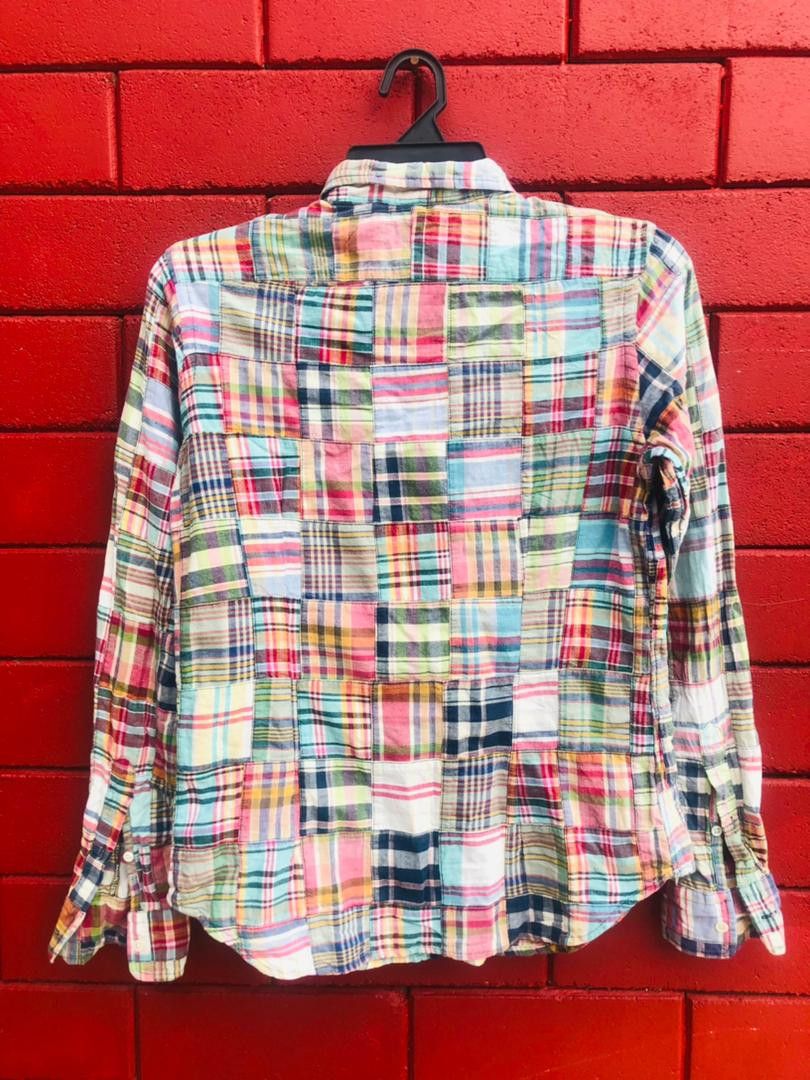 Japanese Brand × Ralph Lauren × Vintage Vintage Ralph Lauren Patchwork Designer Fashion Style Shirt Size US S / EU 44-46 / 1 - 2 Thumbnail