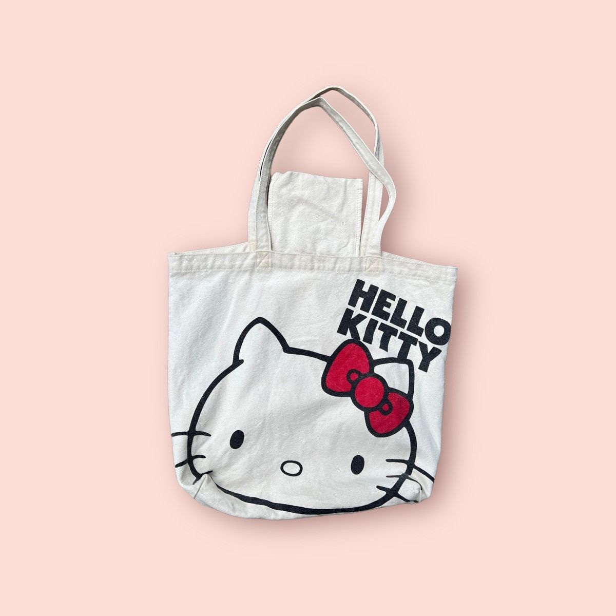 Cartoon Network × Japanese Brand × Vintage BLACK LABEL HELLO KITTY TOTE BAG Size ONE SIZE - 3 Thumbnail