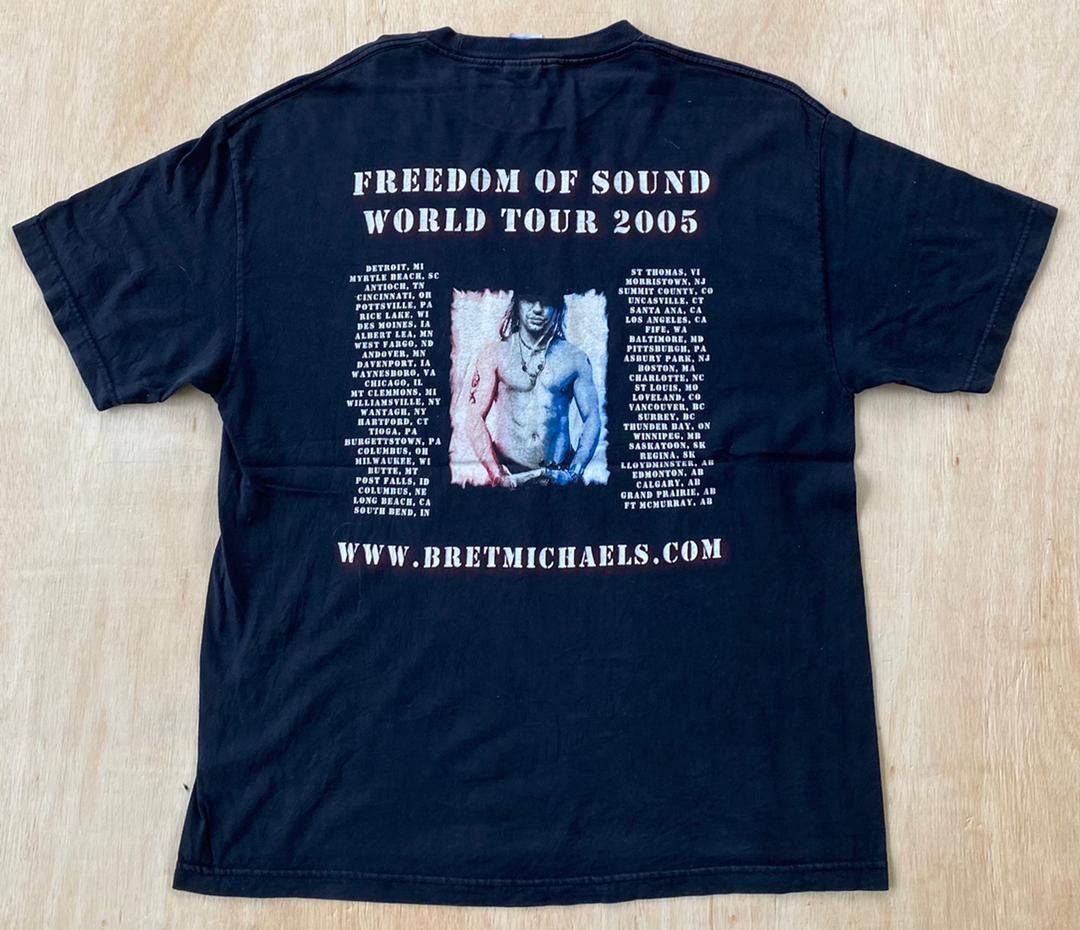 Band Tees × Vintage vintage tee bret michaels tour B15 Size US XL / EU 56 / 4 - 3 Thumbnail