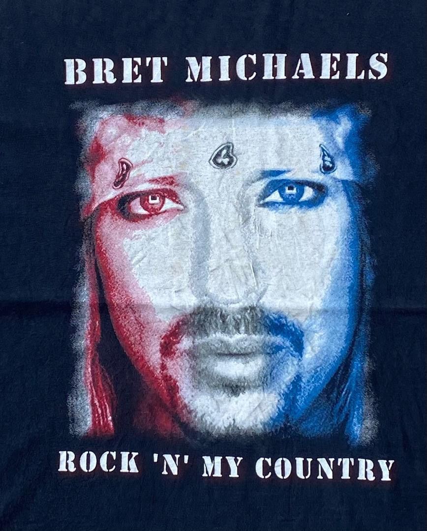 Band Tees × Vintage vintage tee bret michaels tour B15 Size US XL / EU 56 / 4 - 2 Thumbnail