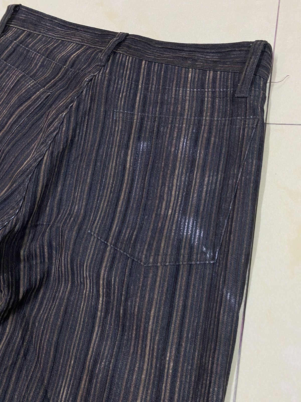 Beauty Beast × If Six Was Nine × Japanese Brand Japanese Brand Rupert Striped Flared Pants Size US 29 - 6 Thumbnail