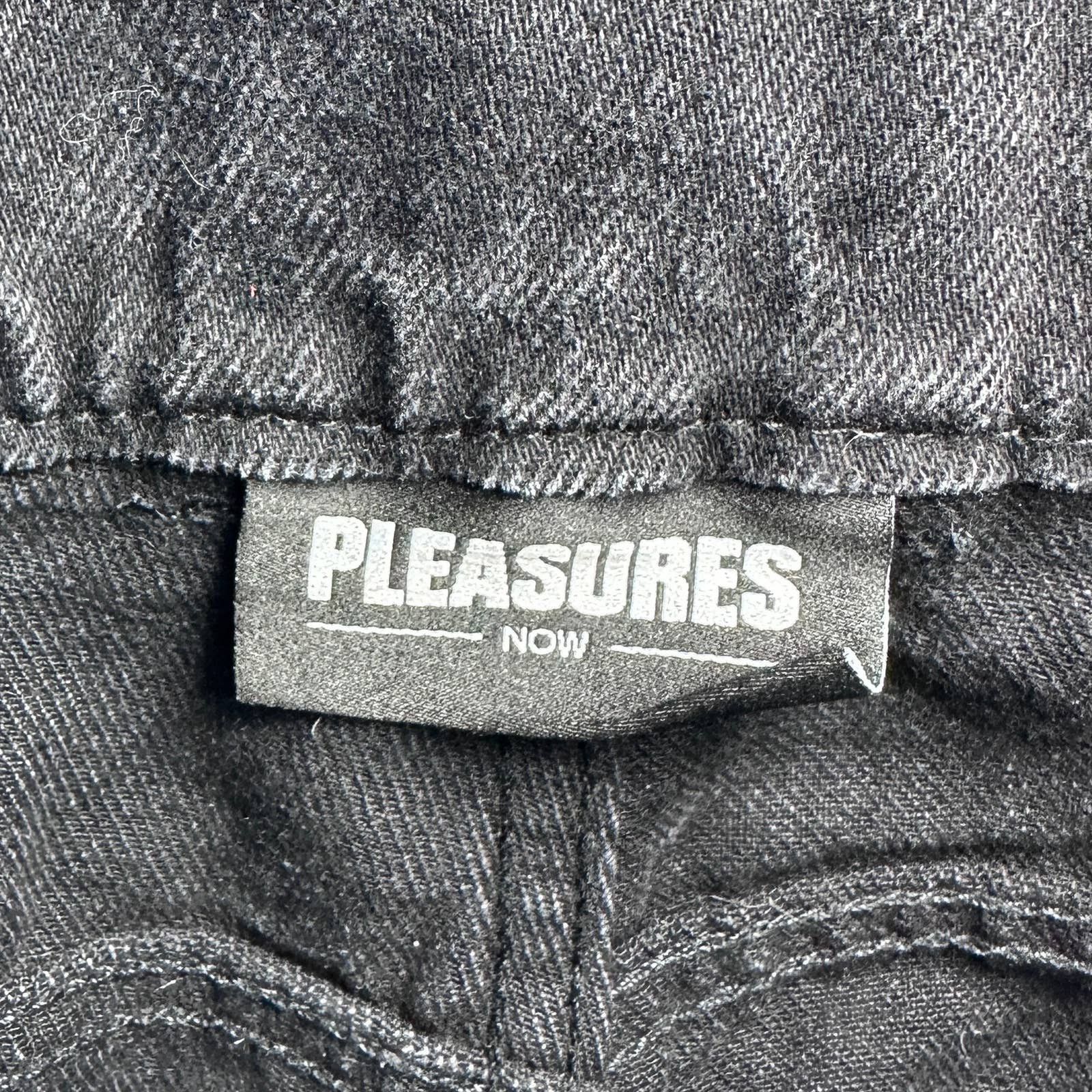 Pleasures Black Rug Pattern Denim Size US 30 / EU 46 - 11 Thumbnail