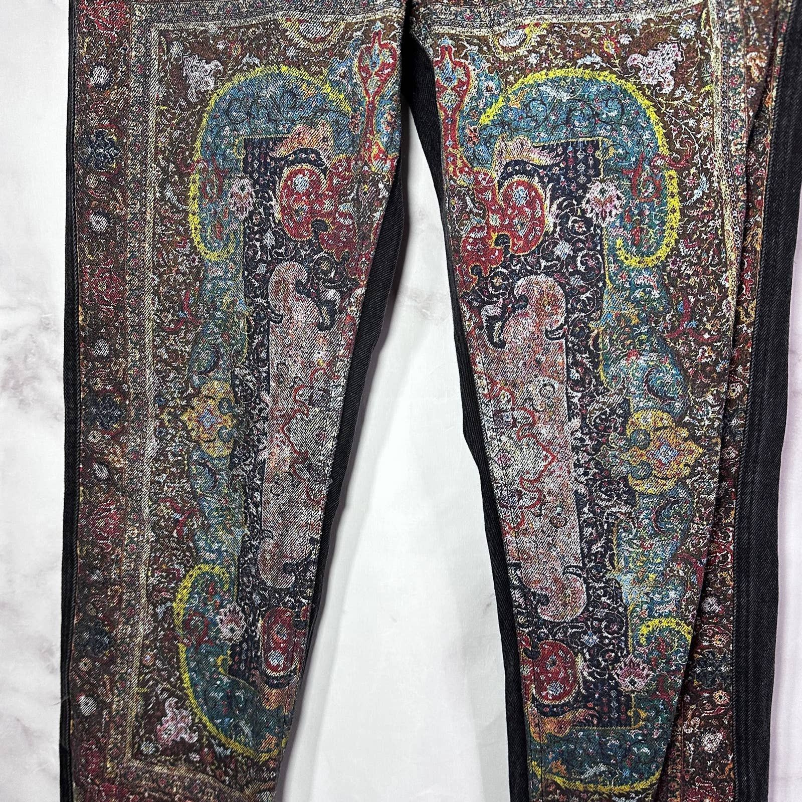 Pleasures Black Rug Pattern Denim Size US 30 / EU 46 - 5 Thumbnail