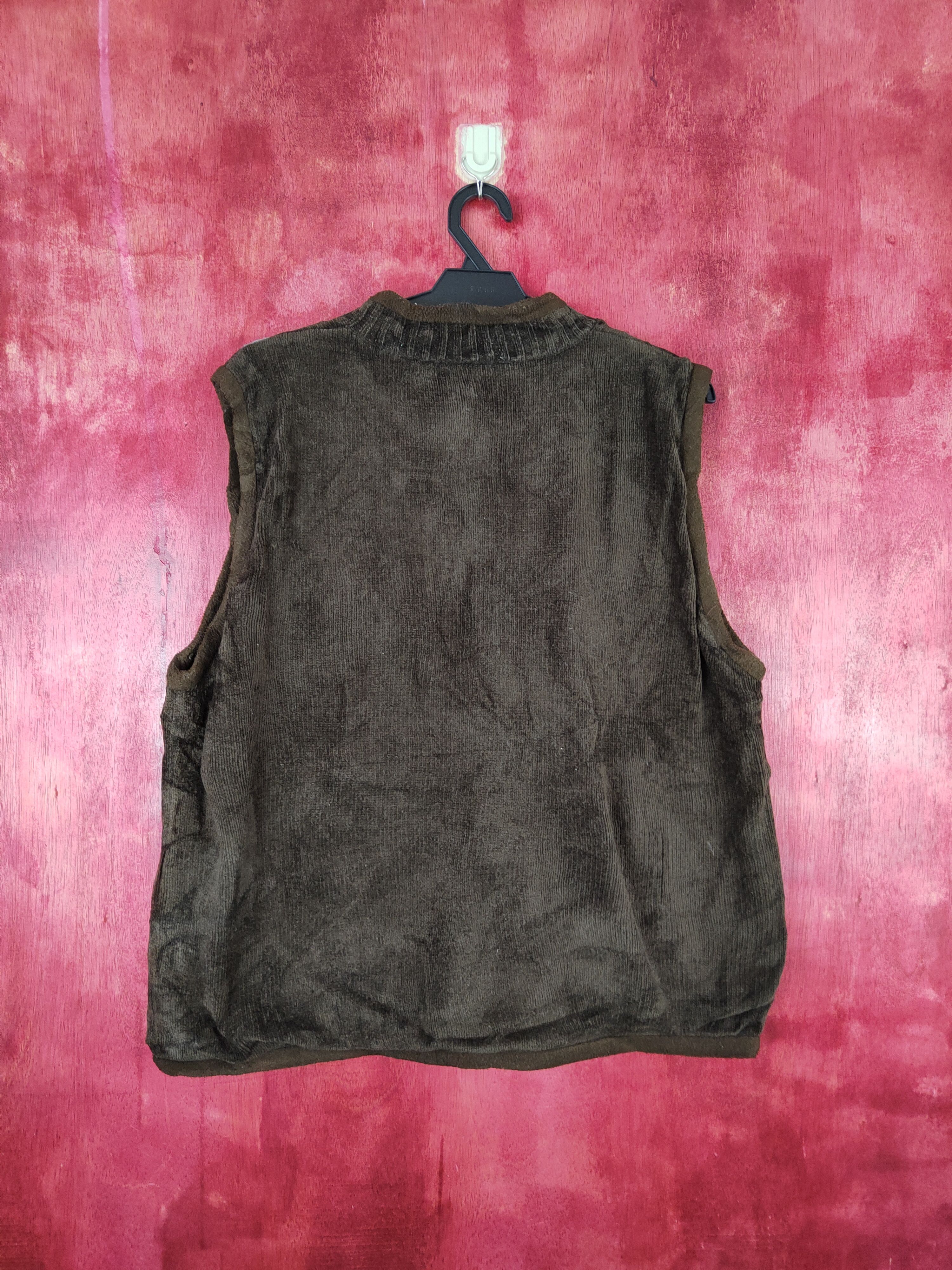 Vintage Japanese Brand Dark art vintage Brown Vest #S642 Size L / US 10 / IT 46 - 7 Thumbnail
