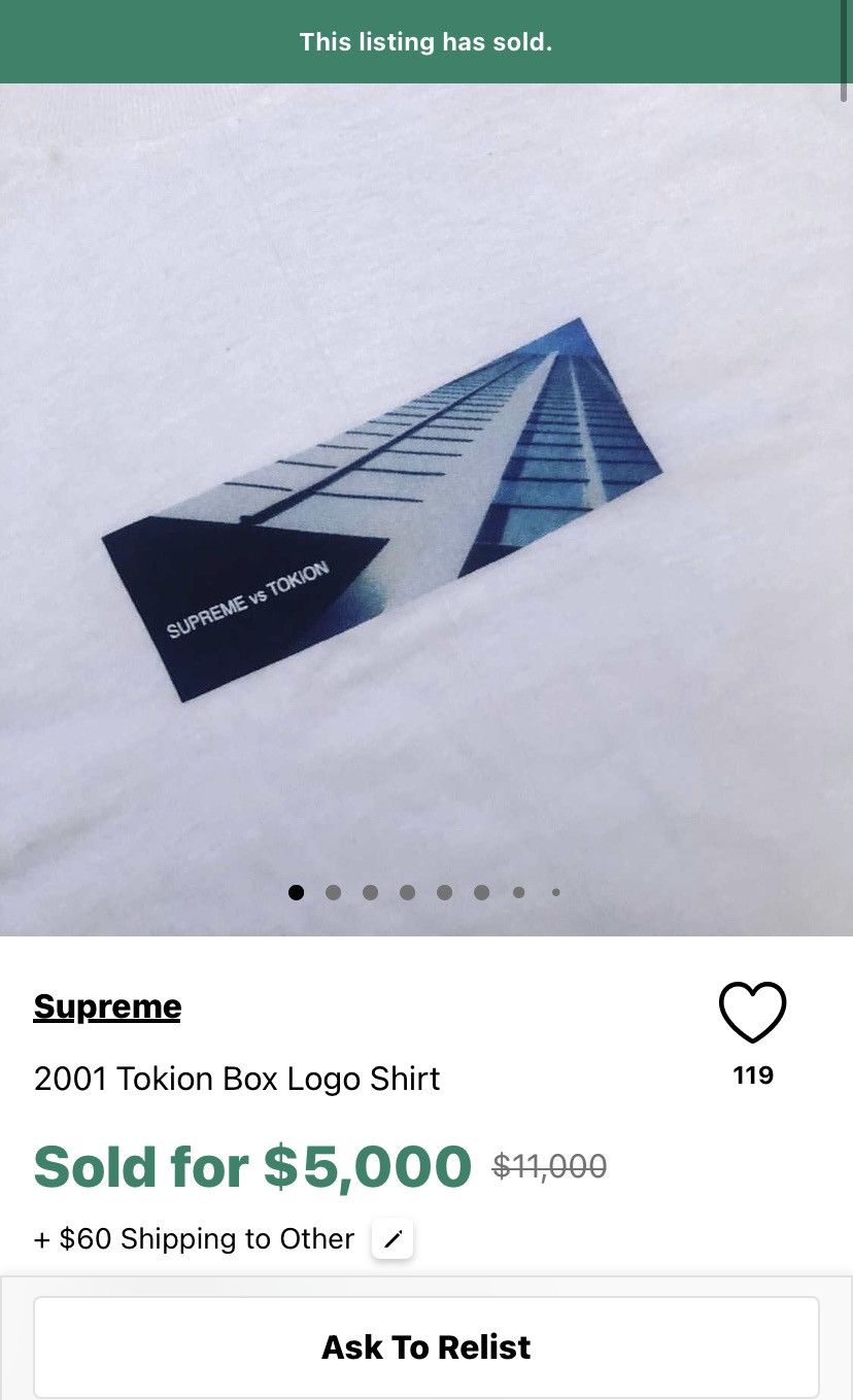 Stussy RARE!! 2000 Stussy X Tokion limited tee Size US L / EU 52-54 / 3 - 12 Thumbnail