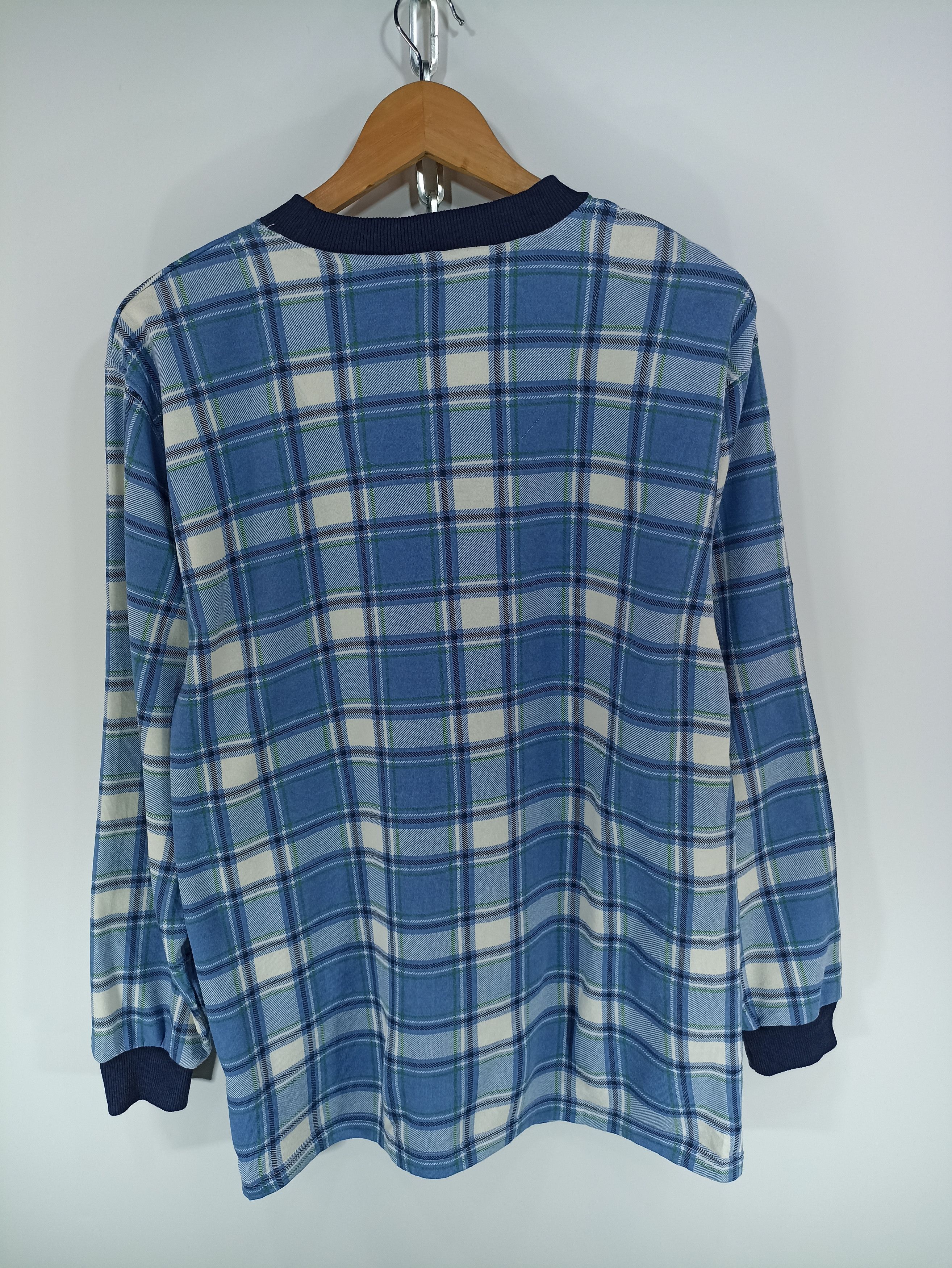 Designer × Japanese Brand Plaid blue pajama Size US M / EU 48-50 / 2 - 4 Thumbnail