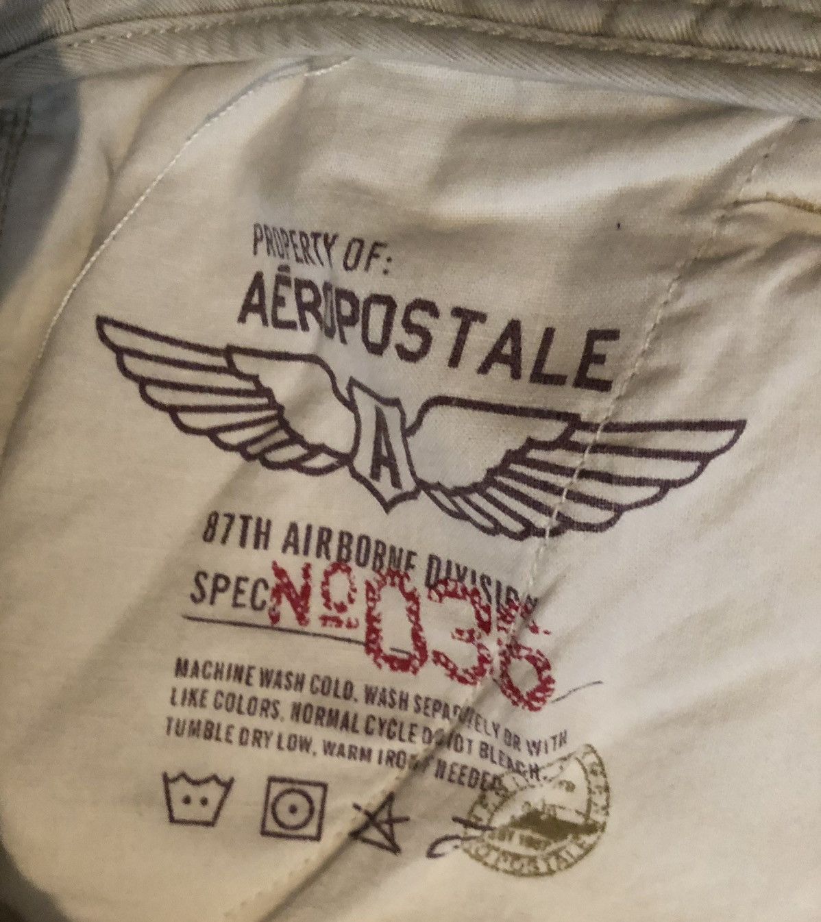 Aeropostale Vintage 00s Aeropostale Utility Airborne Cargo Baggy Pants Size US 33 - 9 Thumbnail