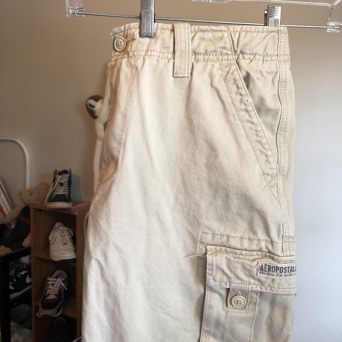 Aeropostale Vintage 00s Aeropostale Utility Airborne Cargo Baggy Pants Size US 33 - 2 Thumbnail