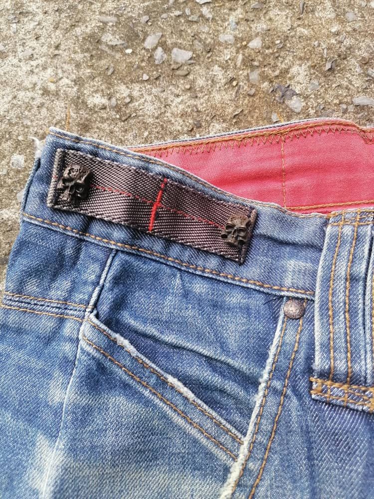 Other Tough Jeansmith New Issue Skulls Denim Jeans Size US 36 / EU 52 - 6 Thumbnail