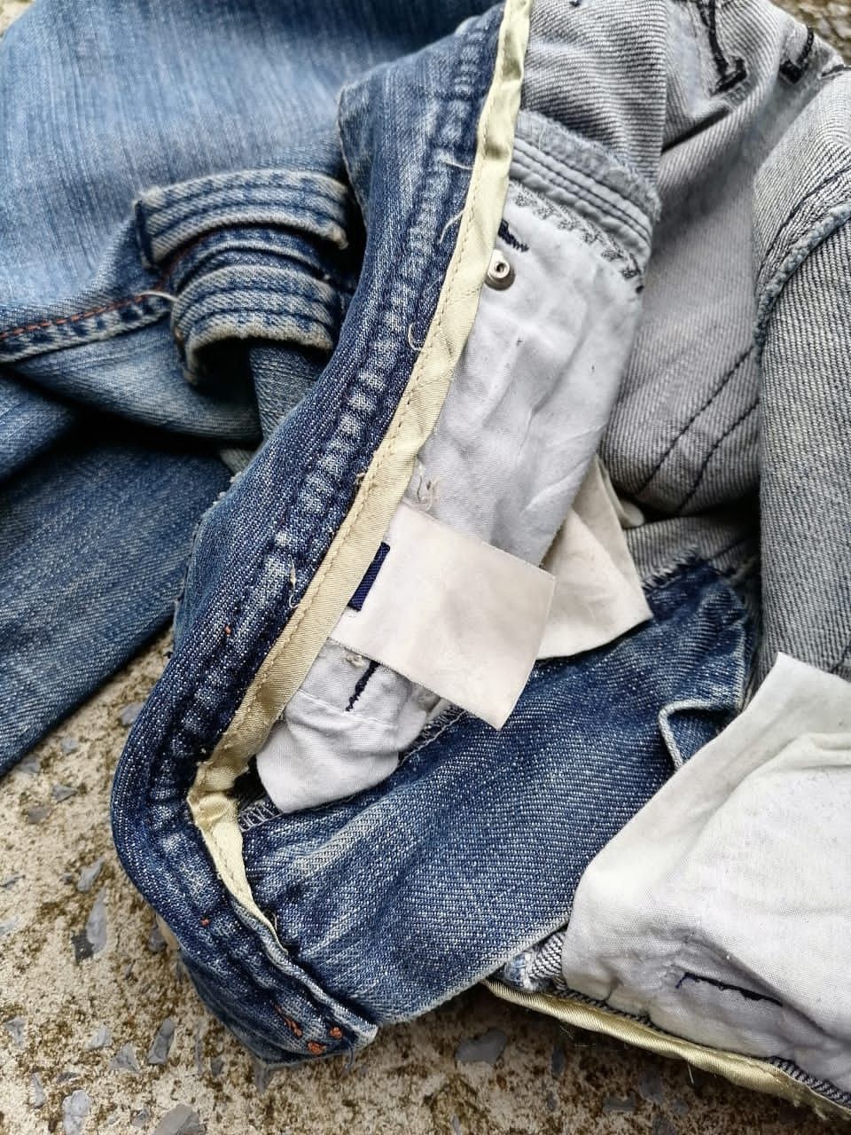 Japanese Brand Strike Jeans Kansas City Embroidered Denim Size 32" / US 10 / IT 46 - 6 Thumbnail