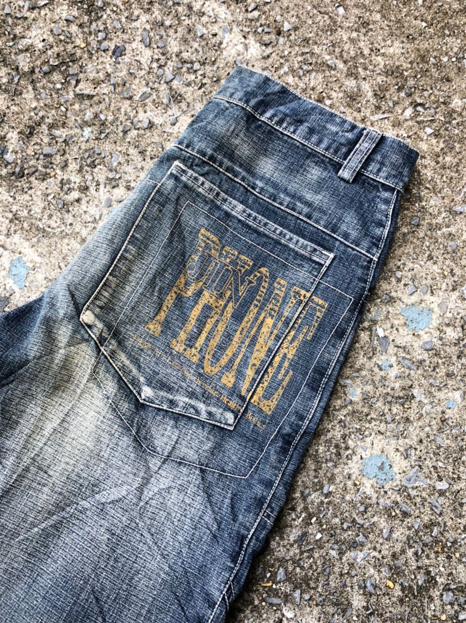 Japanese Brand Jin Phone Nice Design Denim Jeans Size US 28 / EU 44 - 6 Thumbnail