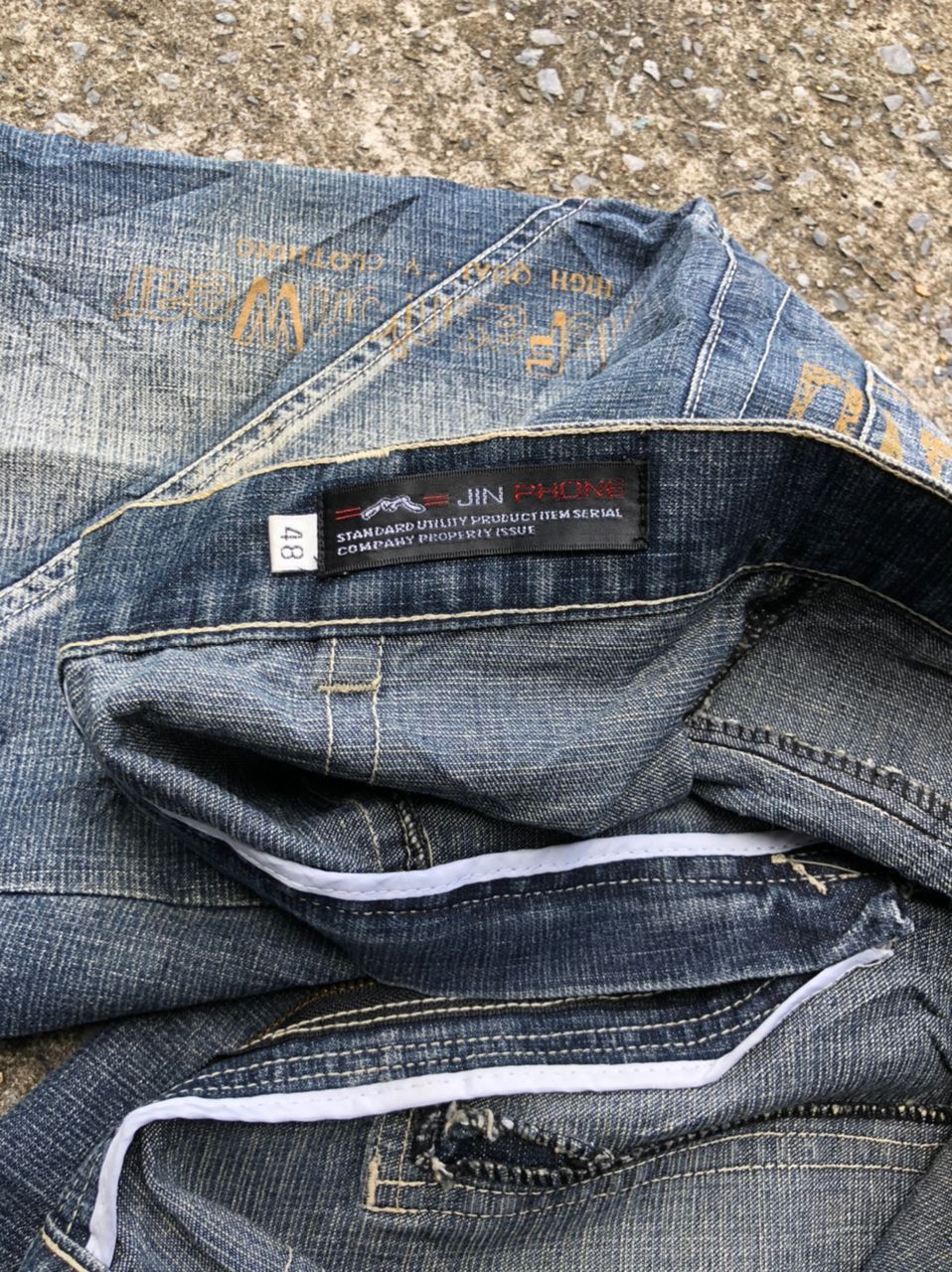 Japanese Brand Jin Phone Nice Design Denim Jeans Size US 28 / EU 44 - 5 Thumbnail