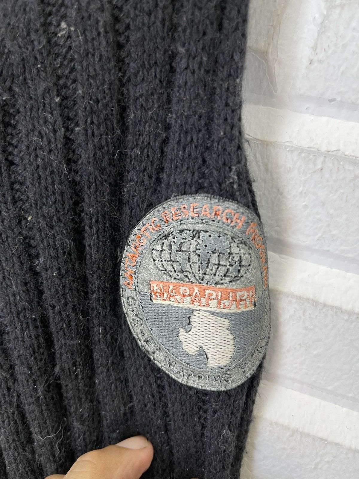 Napapijri × Vintage Vintage Napapijri Turtle Neck Fleece Jumper Sweatshirt Size US M / EU 48-50 / 2 - 4 Thumbnail
