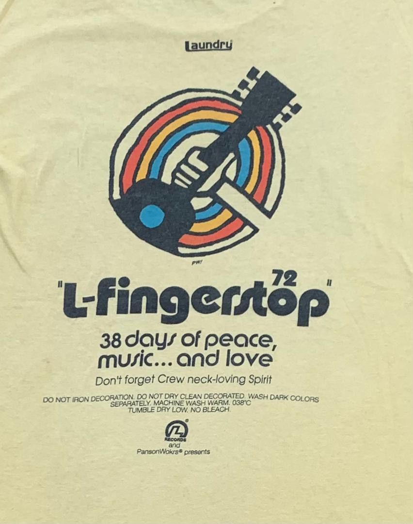 Band Tees × Vintage vintage tee B2 Laundry Fingerstop 72 tour music Size US M / EU 48-50 / 2 - 2 Thumbnail