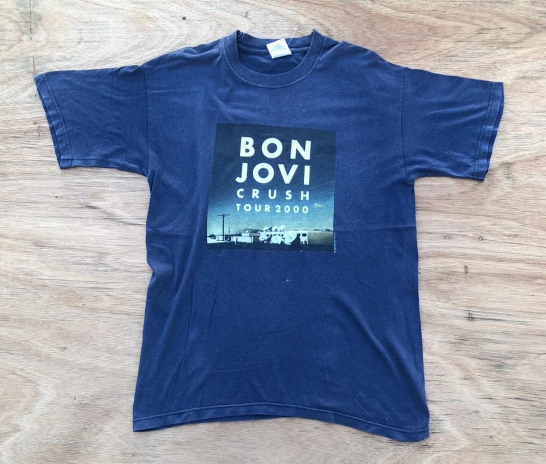 Band Tees × Bon Jovi × Vintage vintage Bon Jovi crush 2000 B17 Size US M / EU 48-50 / 2 - 1 Thumbnail