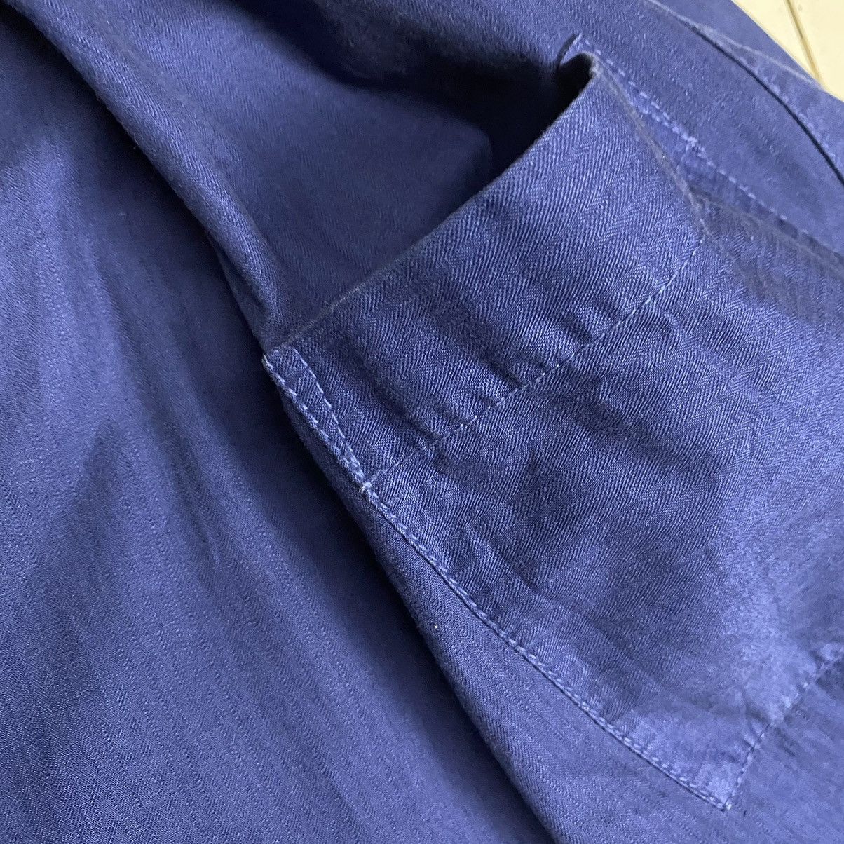 Indigo Big John X WWS vintage chore Indigo jacket Size US L / EU 52-54 / 3 - 11 Thumbnail