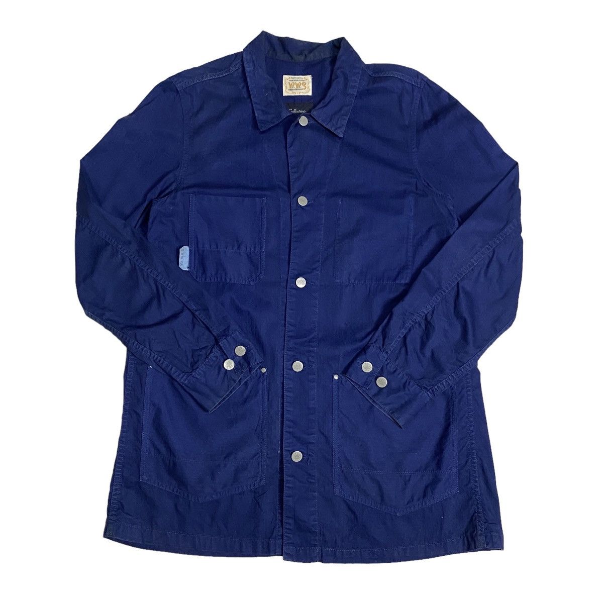 Indigo Big John X WWS vintage chore Indigo jacket Size US L / EU 52-54 / 3 - 8 Thumbnail