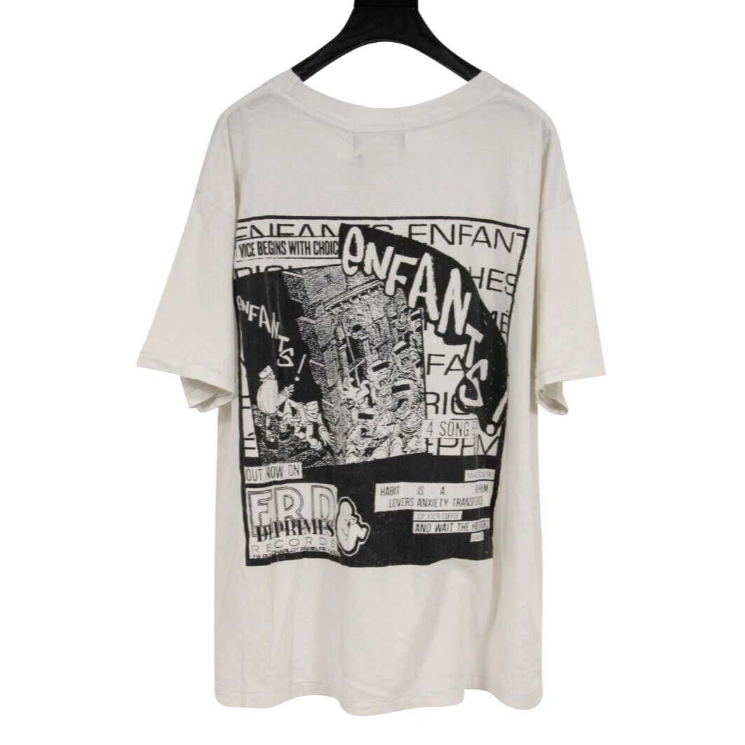 Pre-owned Enfants Riches Deprimes White Erd Records T Shirt - 01667