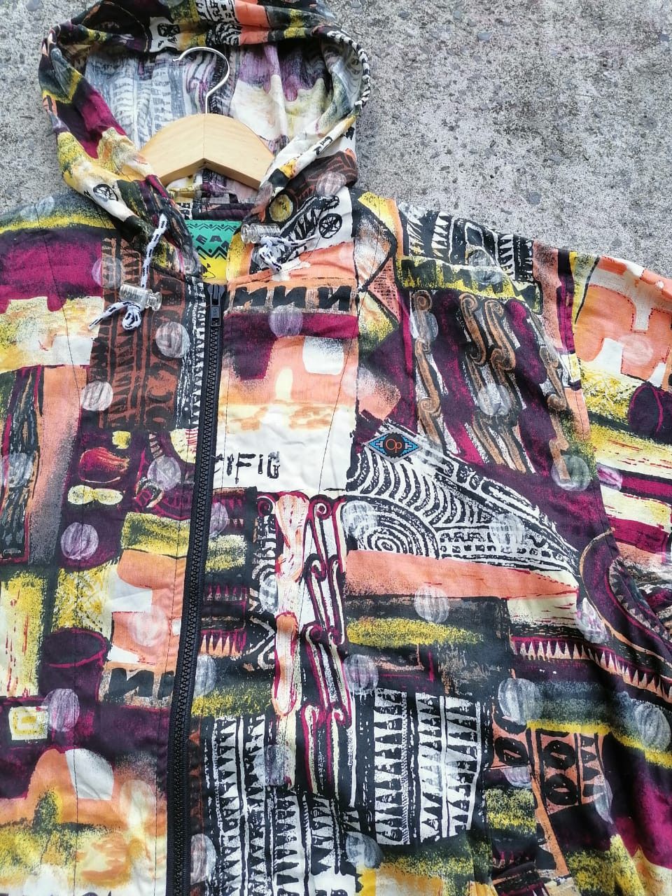 Ocean Pacific × Vintage Ocean Pacific Allover Print Jacket Size US XL / EU 56 / 4 - 3 Thumbnail
