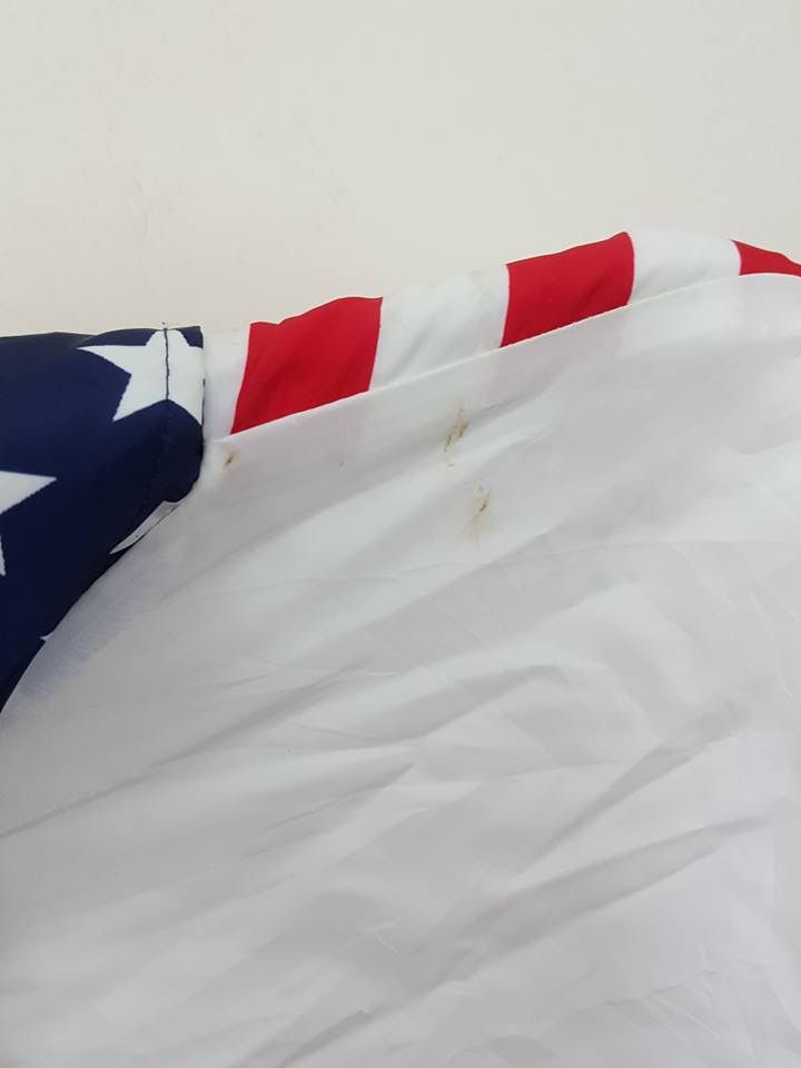 Vintage American Flag Big Spellout Quilted Nylon Jacket Size US XL / EU 56 / 4 - 14 Thumbnail