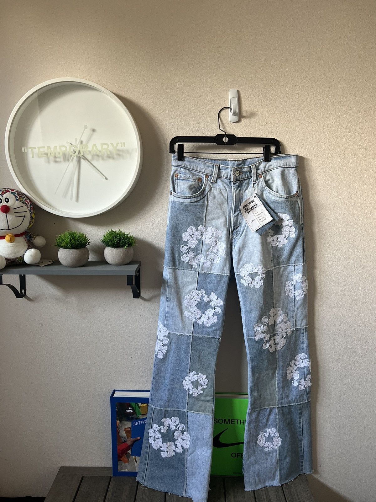 DENIM TEARS × READYMADE Readymade Denim Tears Cotton Wreath Embroidered Jeans Size US 32 / EU 48 - 1 Thumbnail