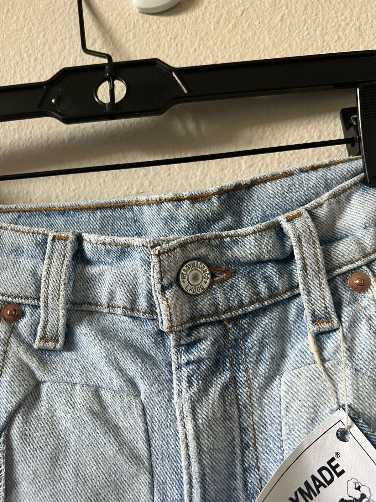 DENIM TEARS × READYMADE Readymade Denim Tears Cotton Wreath Embroidered Jeans Size US 32 / EU 48 - 12 Thumbnail