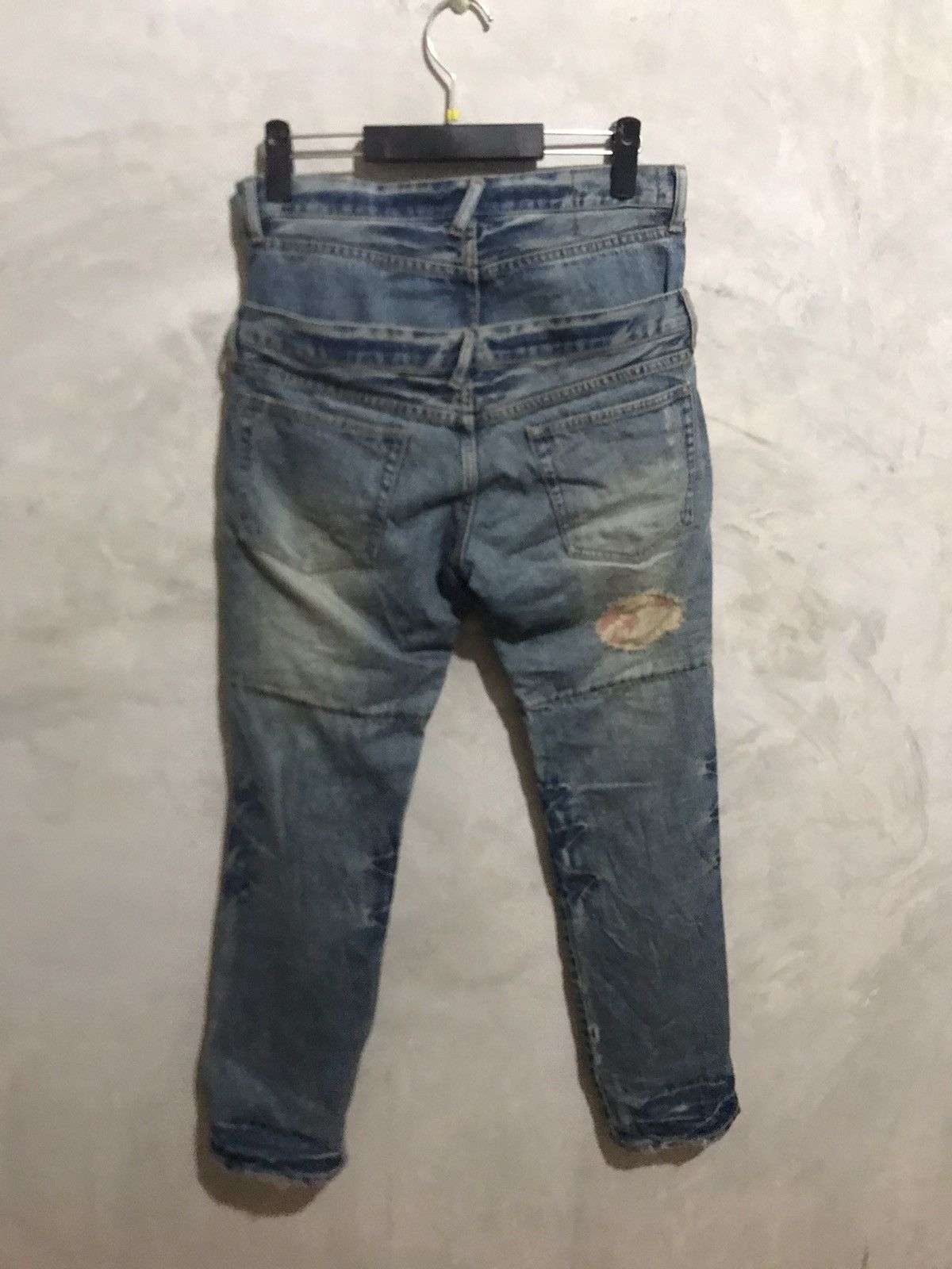 Japanese Brand × PPFM × Vintage Double Waist PPFM Distressed Denim -J2805 Size US 33 - 5 Thumbnail