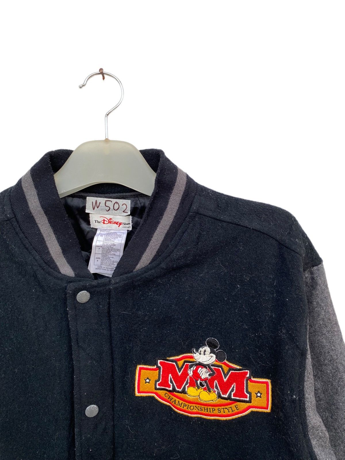 Disney Vintage Mickey Mouse Varsity Letterman Jacket Size US S / EU 44-46 / 1 - 3 Thumbnail
