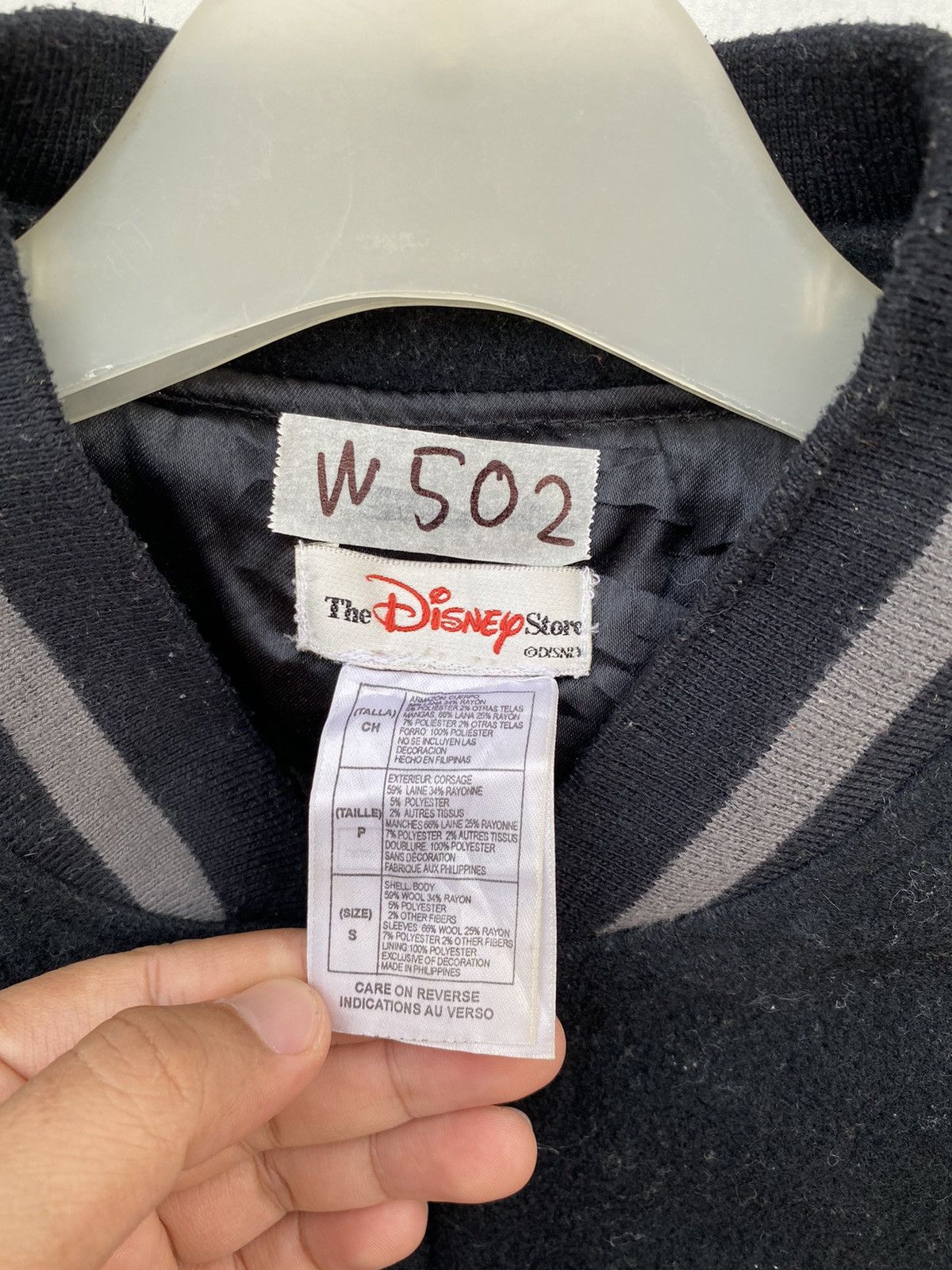 Disney Vintage Mickey Mouse Varsity Letterman Jacket Size US S / EU 44-46 / 1 - 5 Thumbnail
