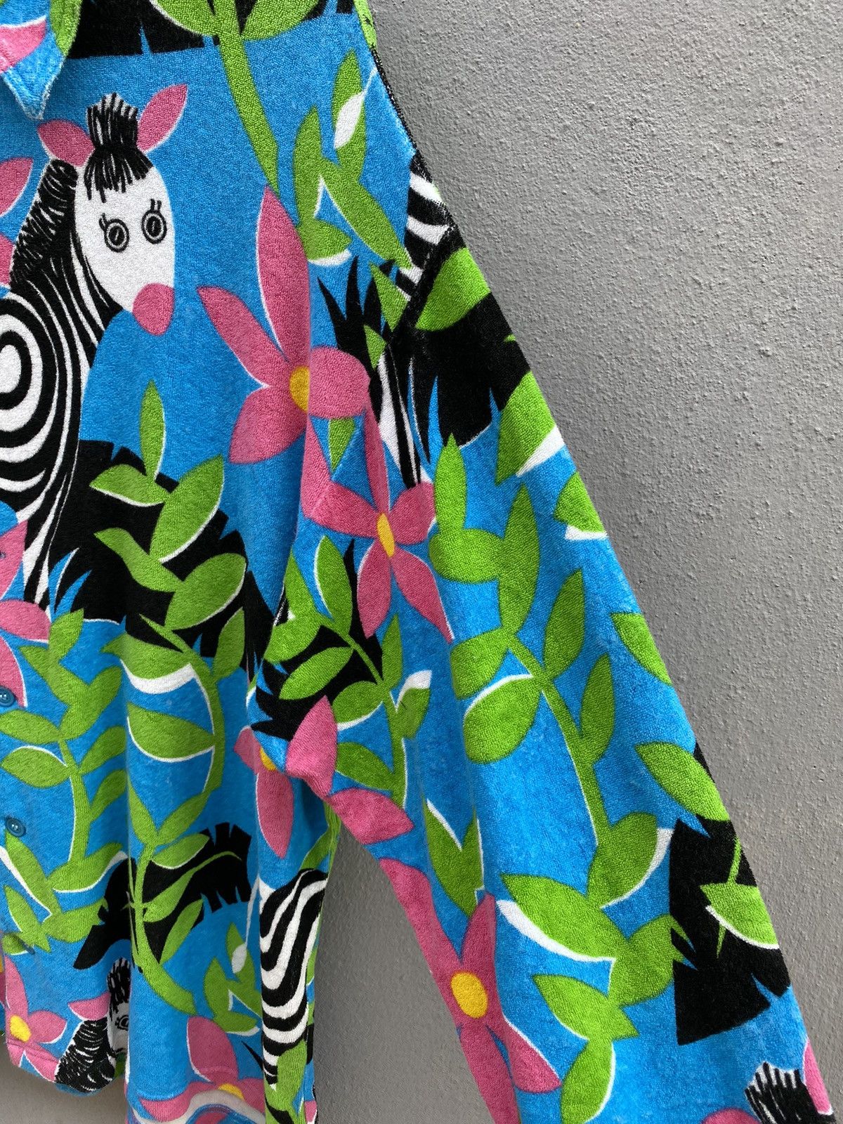 Vintage 1990’s HYSTERIC GLAMOUR x ART Zebra/Floral Fleece