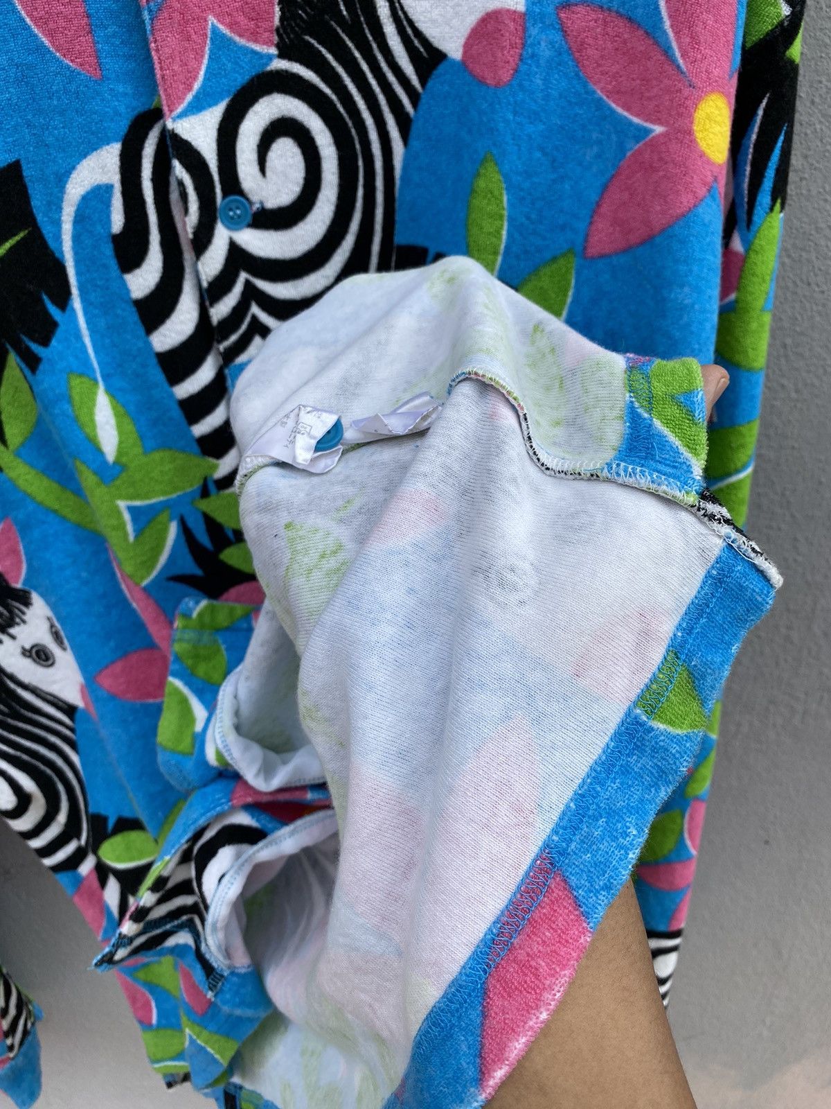 Vintage 1990’s HYSTERIC GLAMOUR x ART Zebra/Floral Fleece