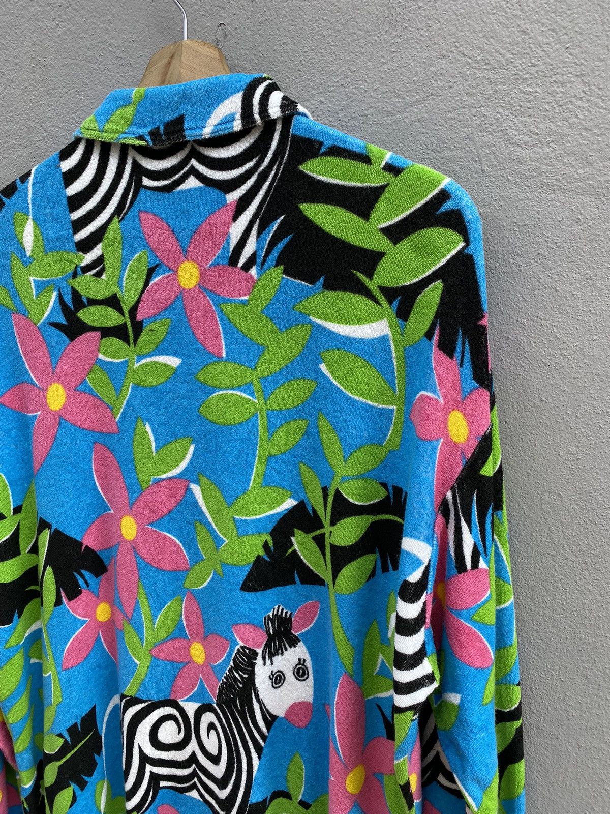 Vintage 1990’s HYSTERIC GLAMOUR x ART Zebra/Floral Fleece