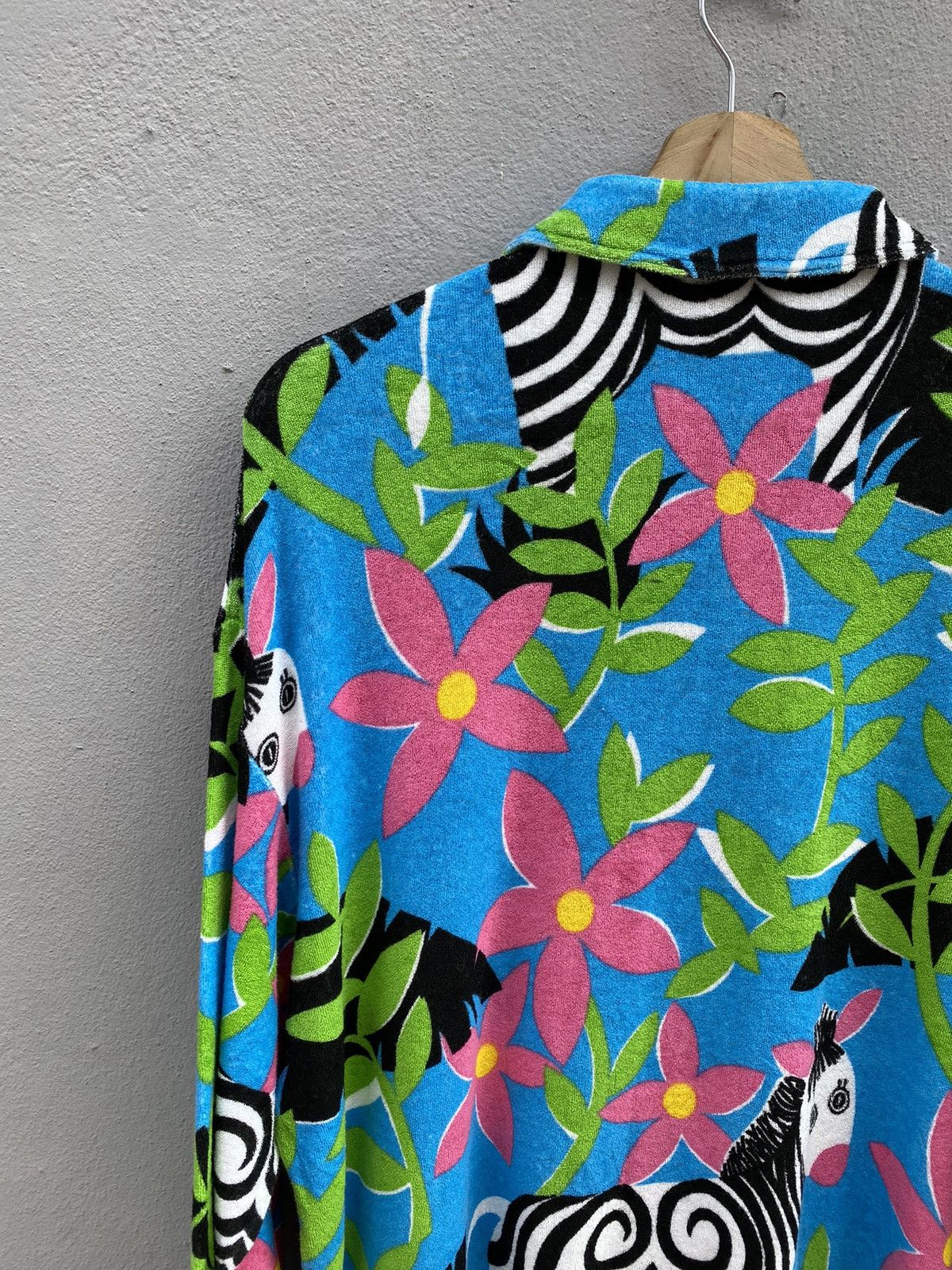 Vintage 1990’s HYSTERIC GLAMOUR x ART Zebra/Floral Fleece