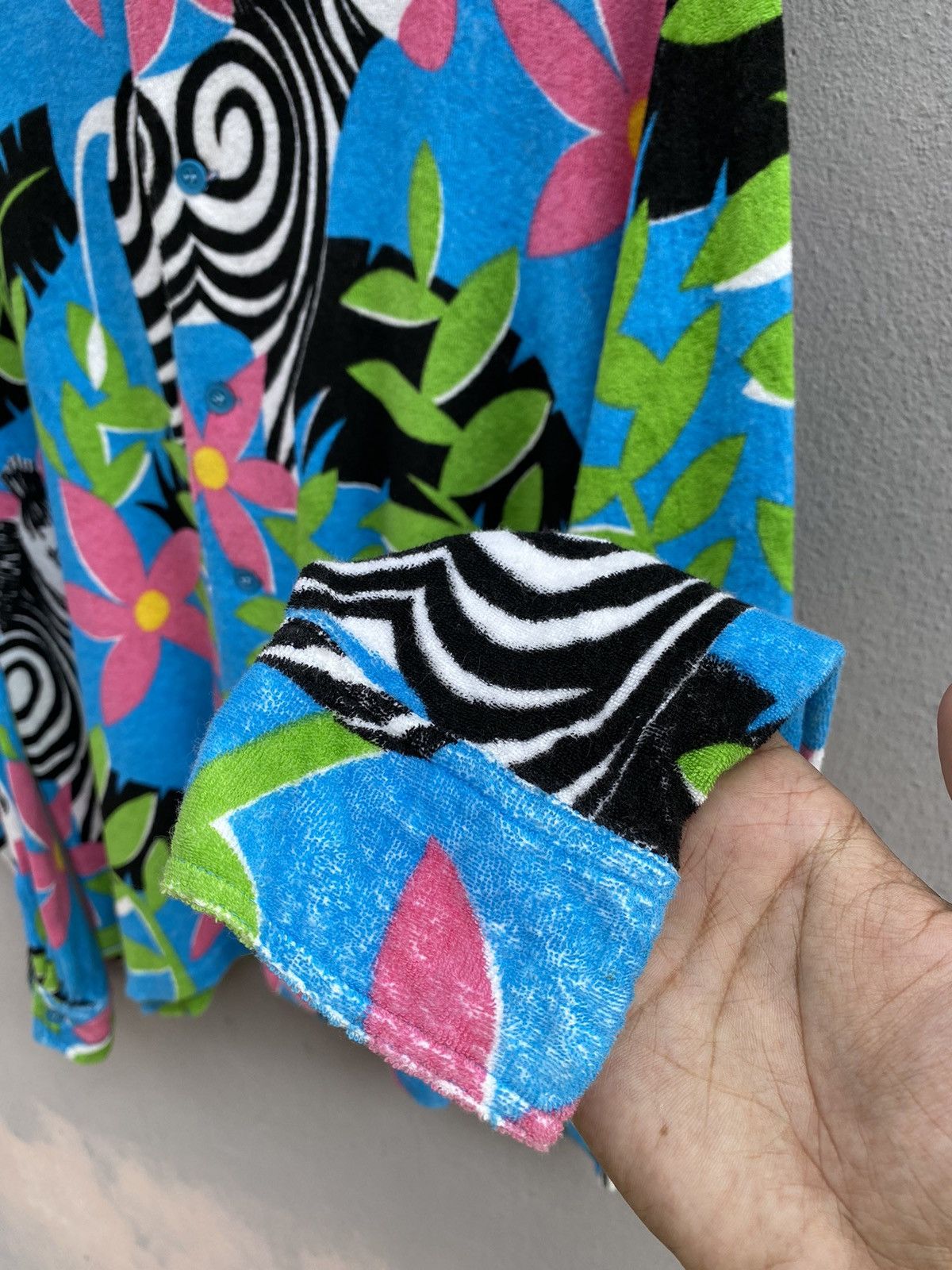 Vintage 1990’s HYSTERIC GLAMOUR x ART Zebra/Floral Fleece