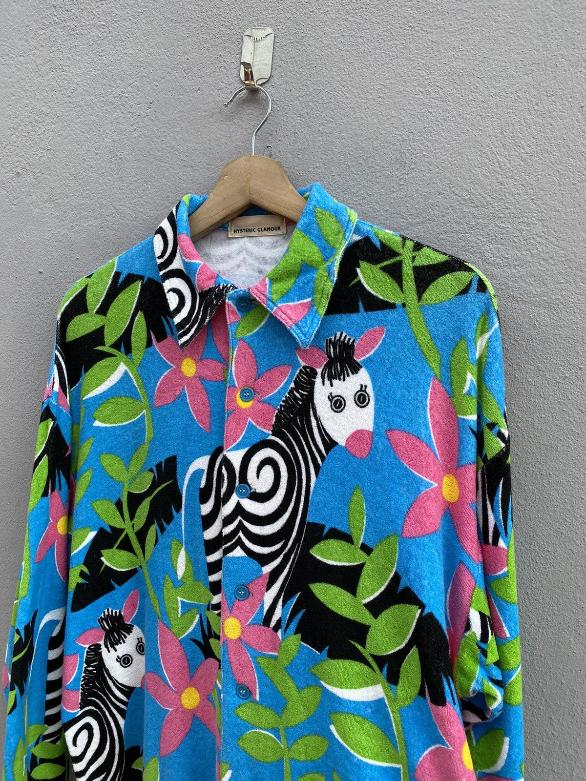Vintage 1990’s HYSTERIC GLAMOUR x ART Zebra/Floral Fleece