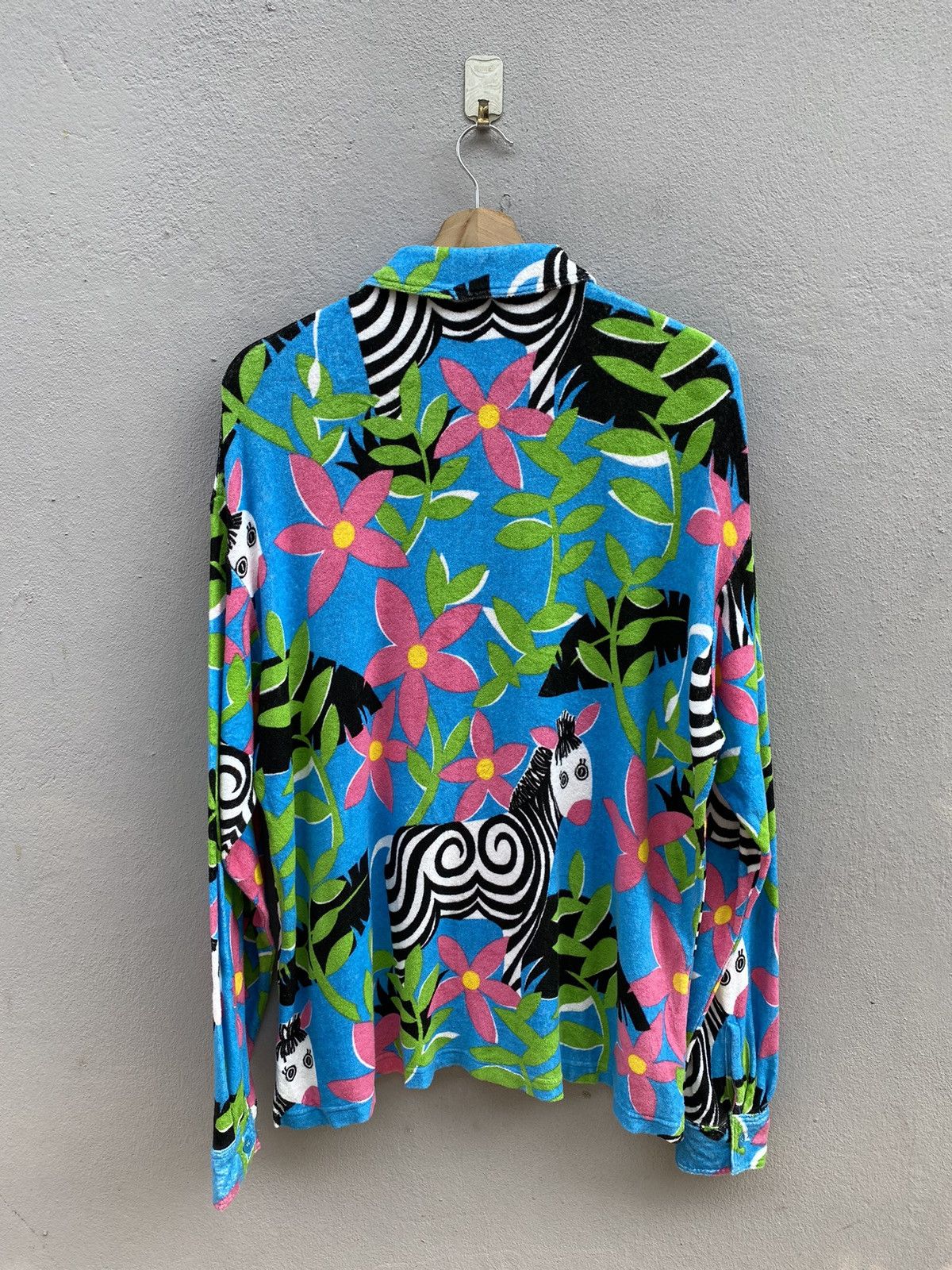 Vintage 1990’s HYSTERIC GLAMOUR x ART Zebra/Floral Fleece