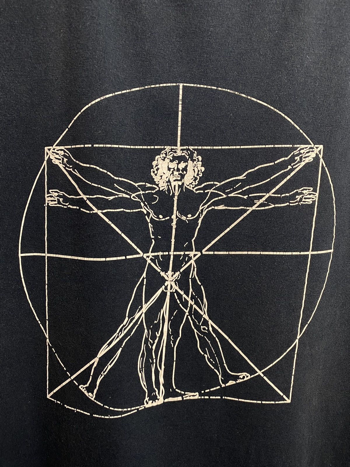 Vintage Vintage Leonardo Da Vinci streetwear art tee Size US XL / EU 56 / 4 - 3 Thumbnail