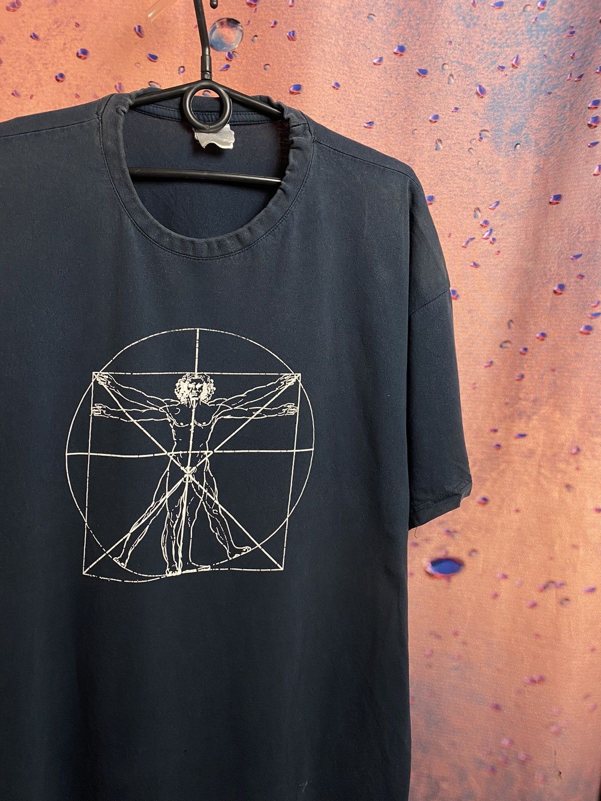 Vintage Vintage Leonardo Da Vinci streetwear art tee Size US XL / EU 56 / 4 - 2 Thumbnail