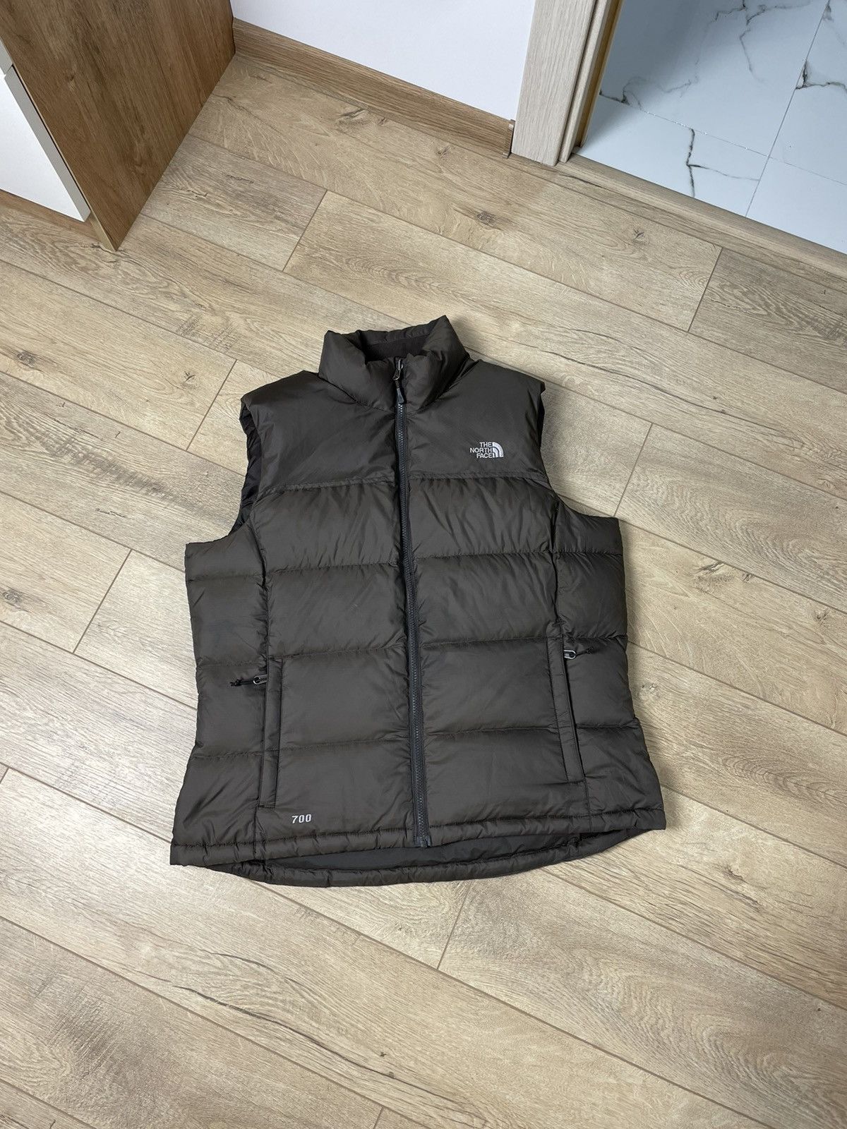 Image of The North Face Brown 700 Down Puffer Vest Size Xlwmn, Men's