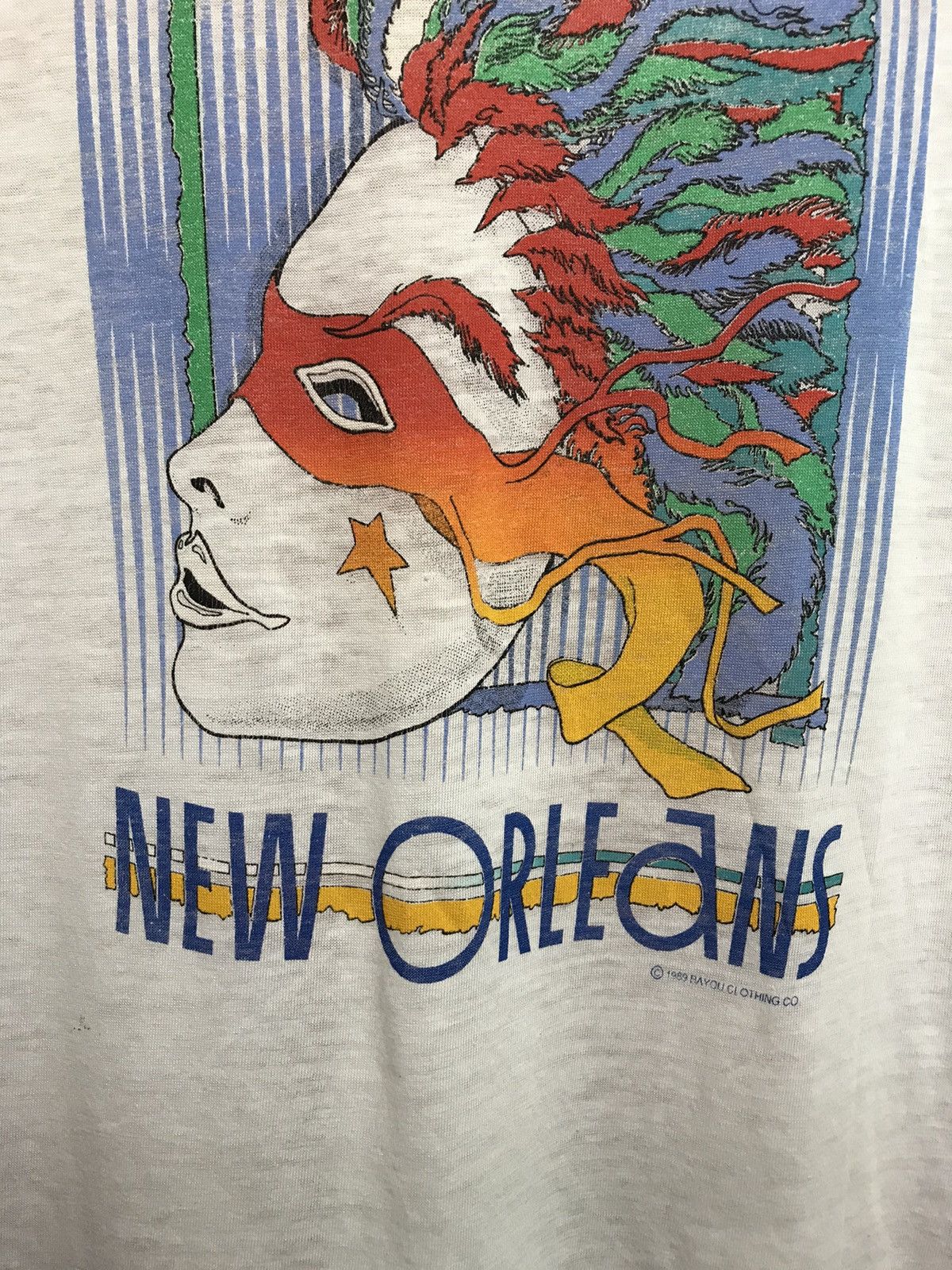 Vintage Vintage 1989 French Quarter New Orleans streetwear tee Size US L / EU 52-54 / 3 - 3 Thumbnail