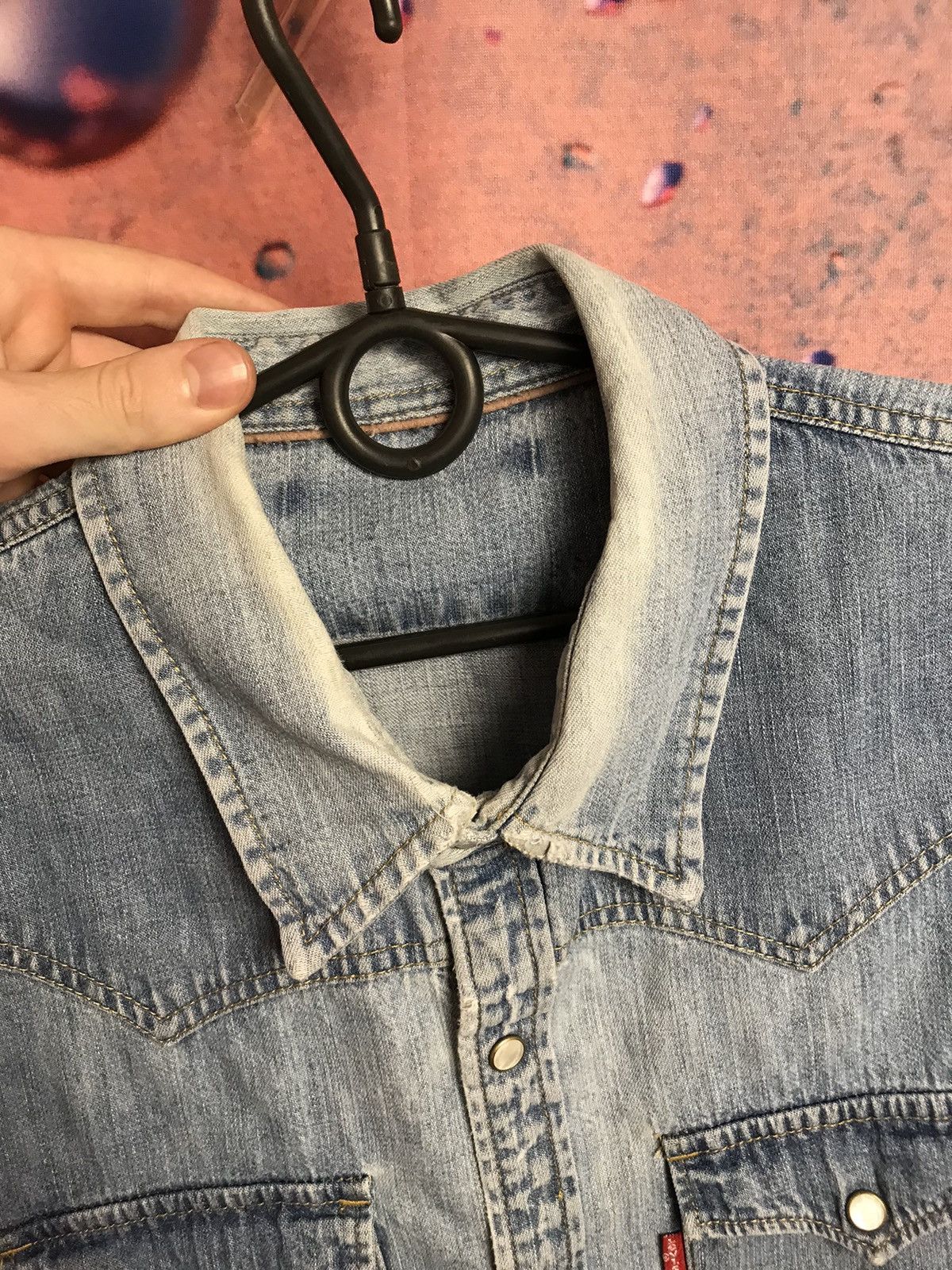 Levi's Vintage Clothing Vintage Levi’s streetwear denim shirt Size US L / EU 52-54 / 3 - 4 Thumbnail