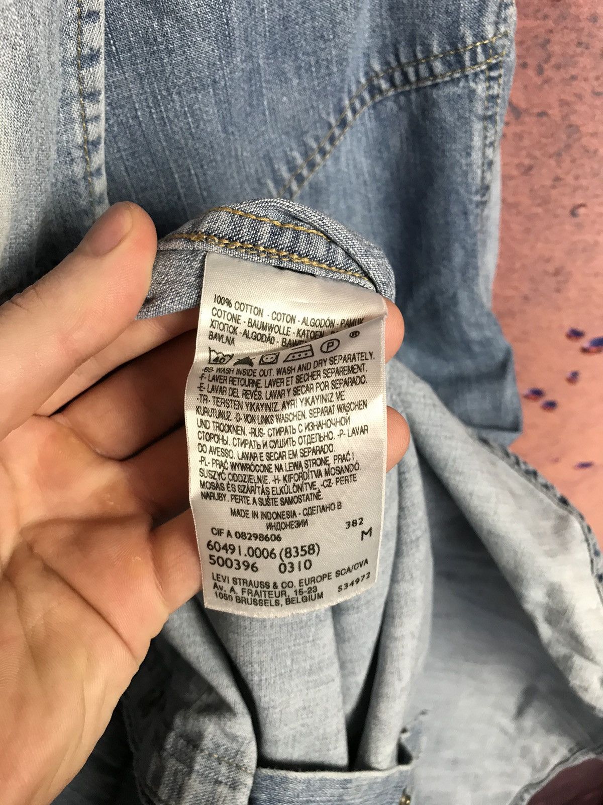 Levi's Vintage Clothing Vintage Levi’s streetwear denim shirt Size US L / EU 52-54 / 3 - 6 Thumbnail